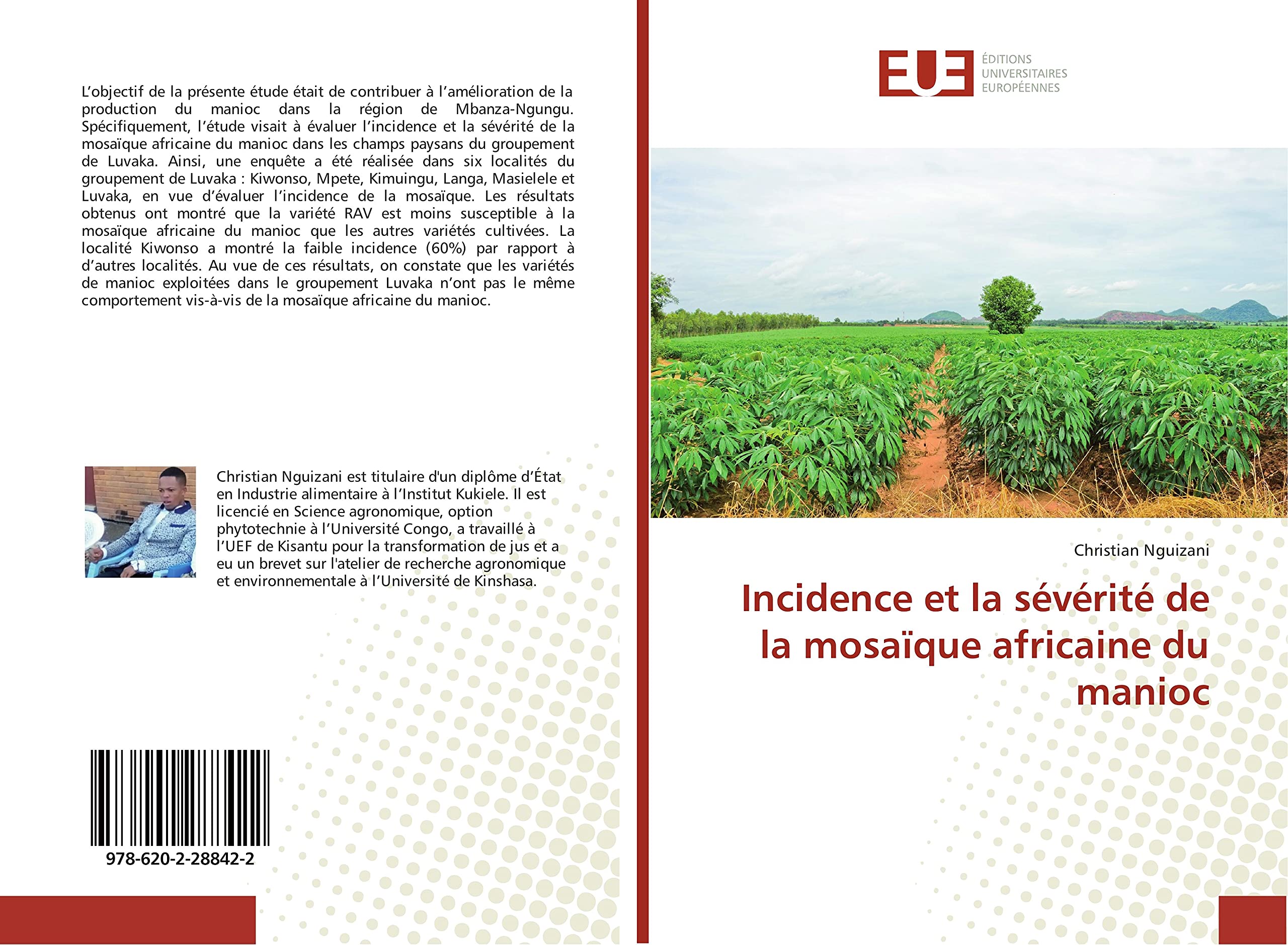 Incidence et la sévérité de la mosaïque africaine du manioc book