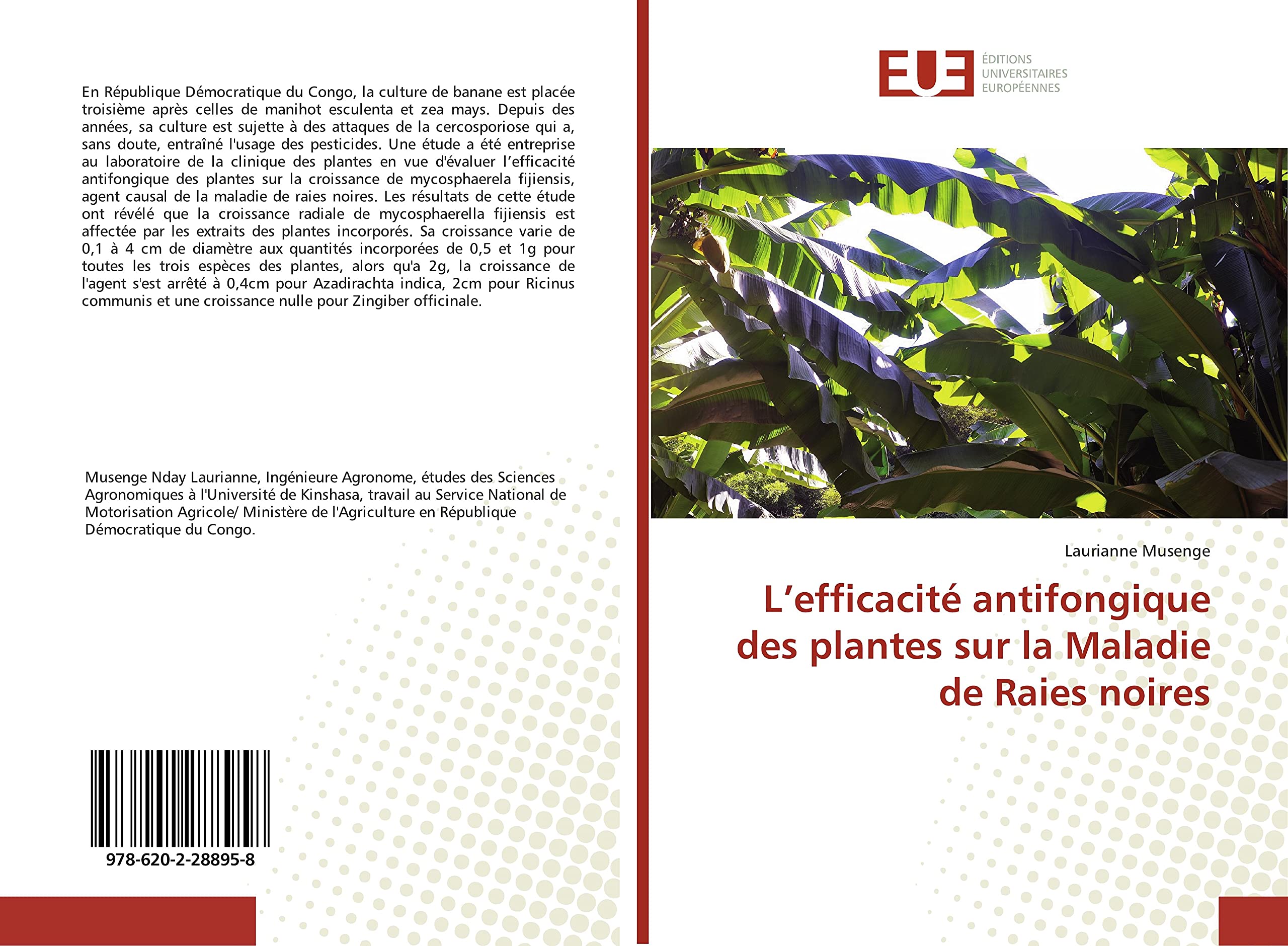 L’efficacité antifongique des plantes sur la Maladie de Raies noires book