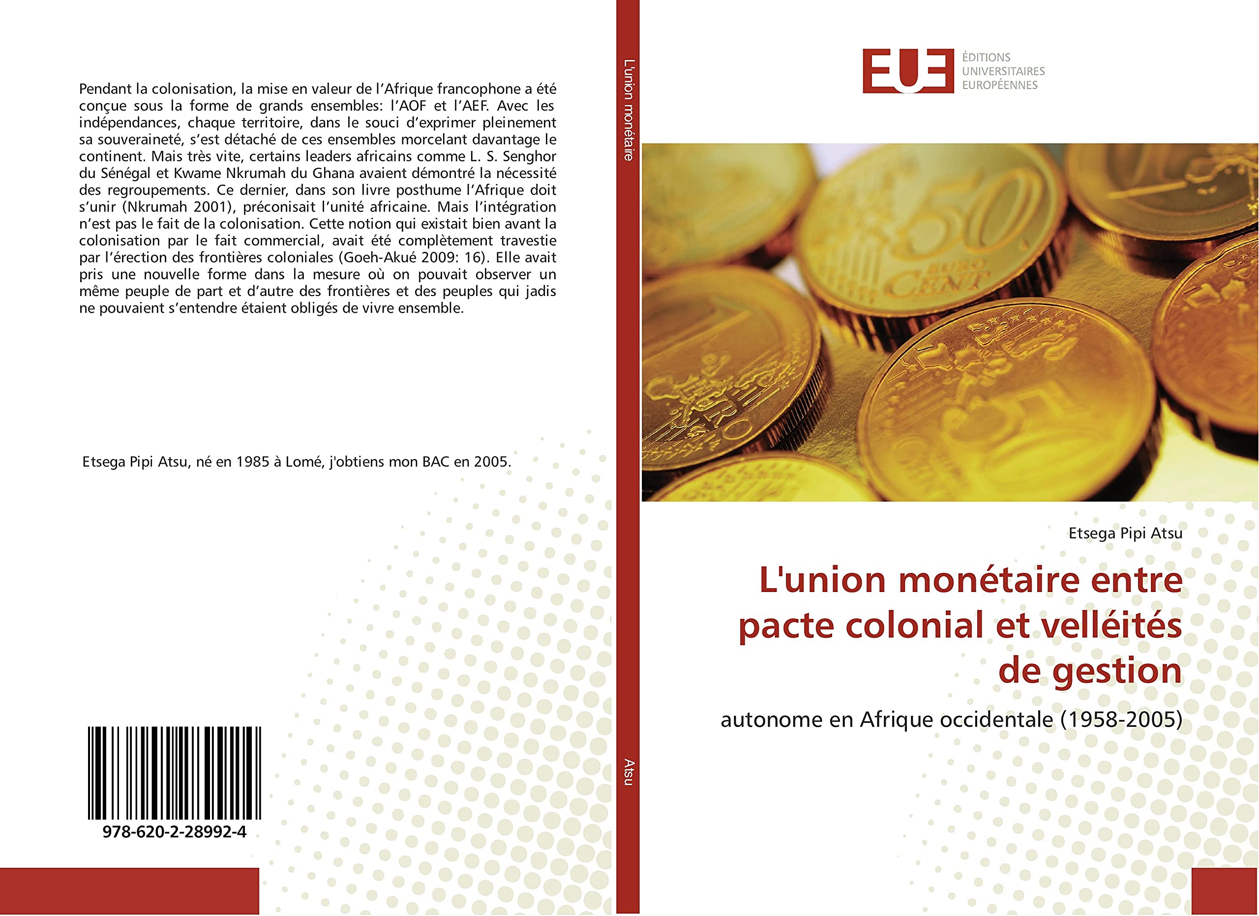 L'union monétaire entre pacte colonial et velléités de gestion book