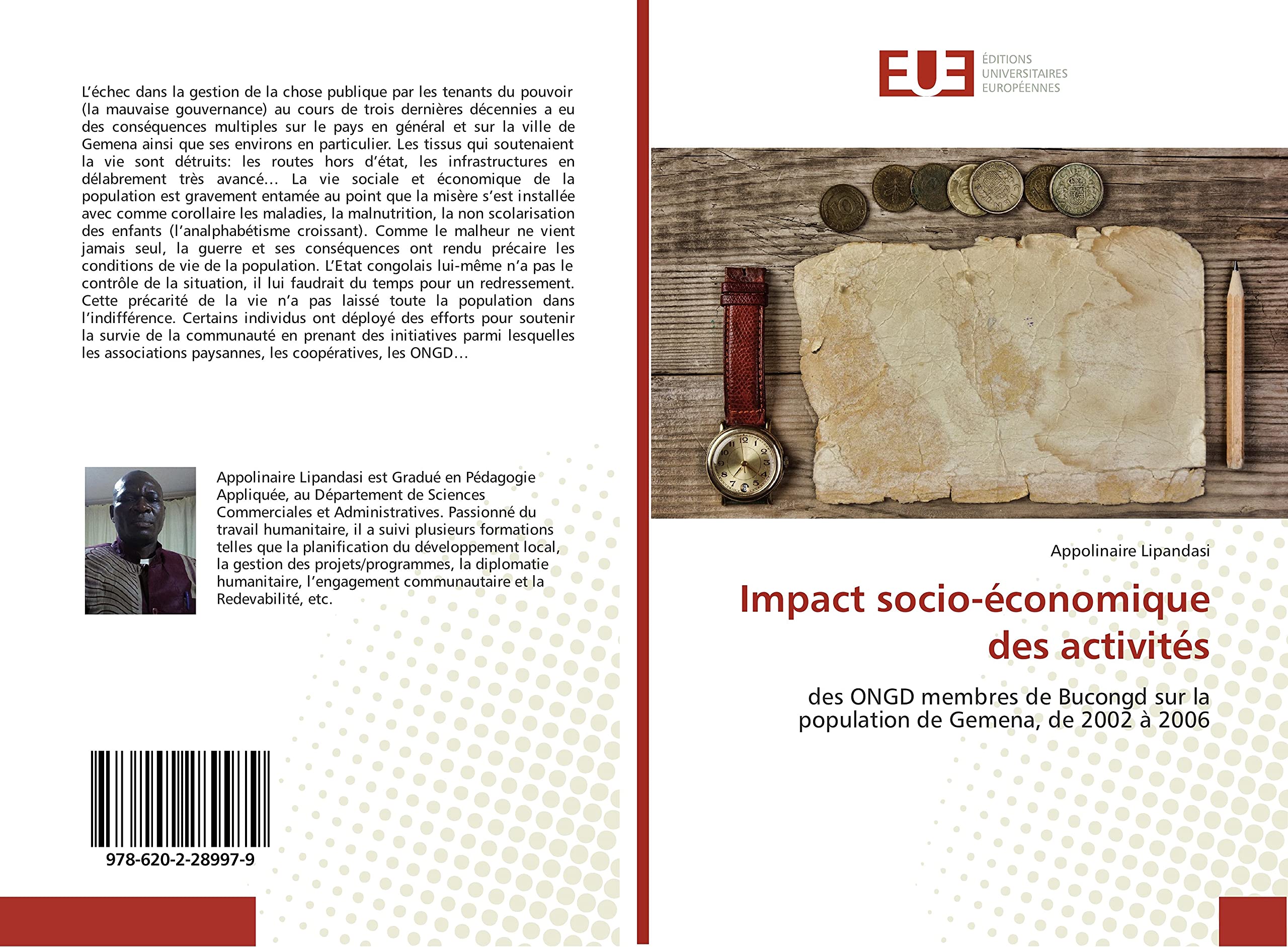 Impact socio-economique des activites: des ONGD membres de Bucongd sur la population de Gemena, de 2002 A 2006 book