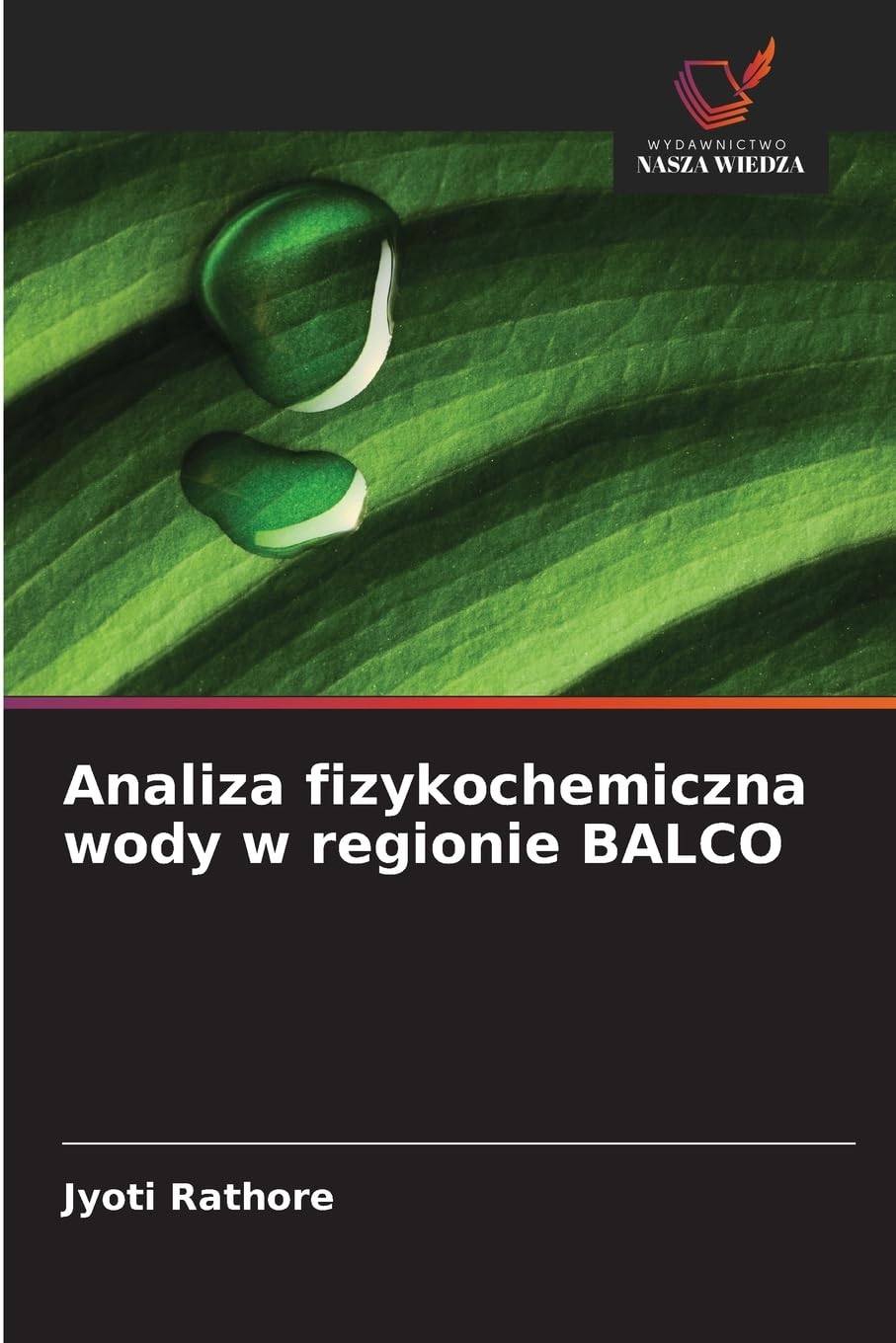 Analiza fizykochemiczna wody w regionie BALCO Natural Sciences