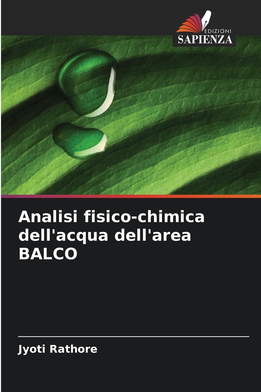 Analisi fisico-chimica dell'acqua dell'area BALCO Natural Sciences