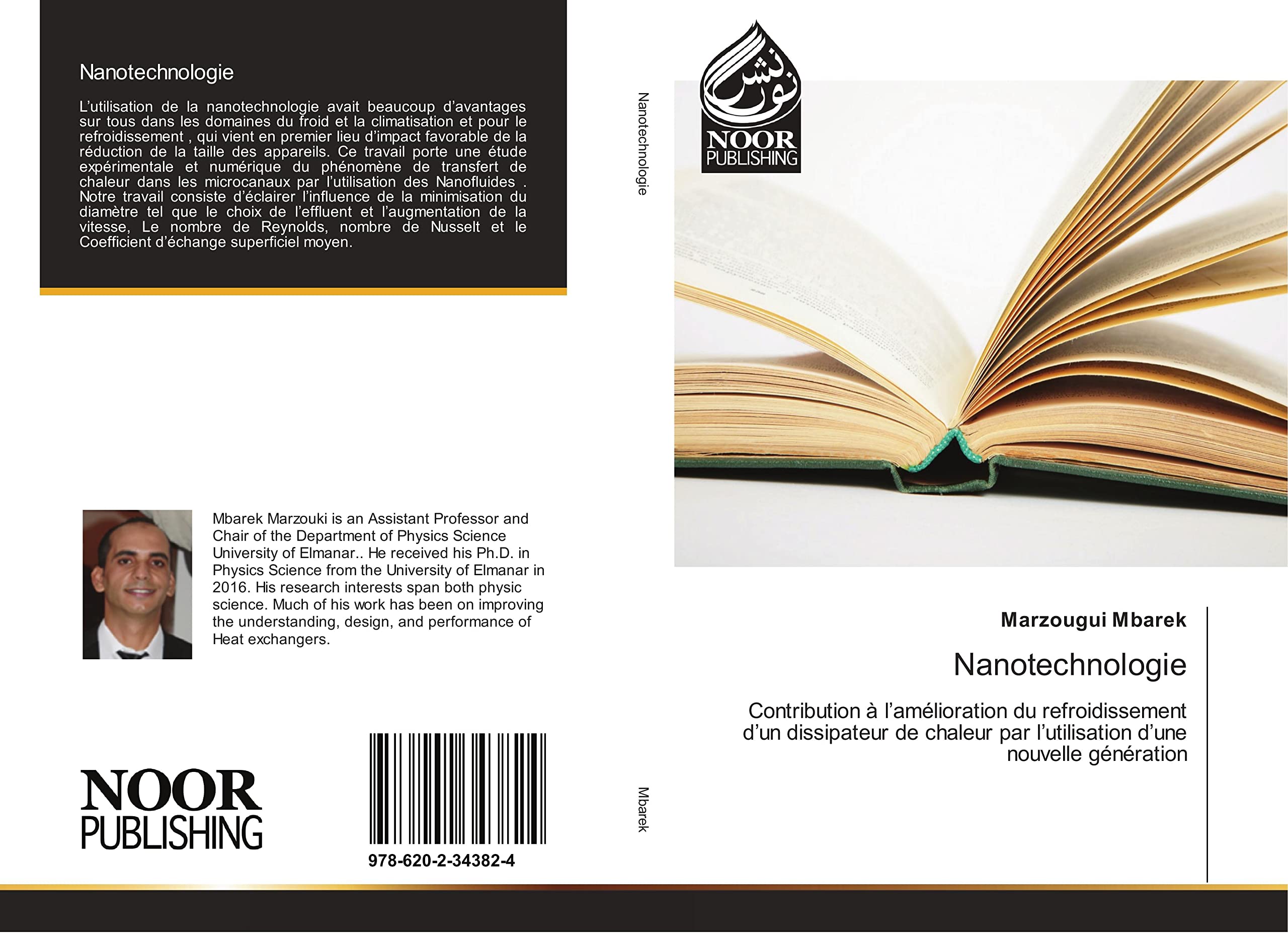 Nanotechnologie: Contribution à l’amélioration du refroidissement d’un dissipateur de chaleur par l’utilisation d’une nouvelle génération book