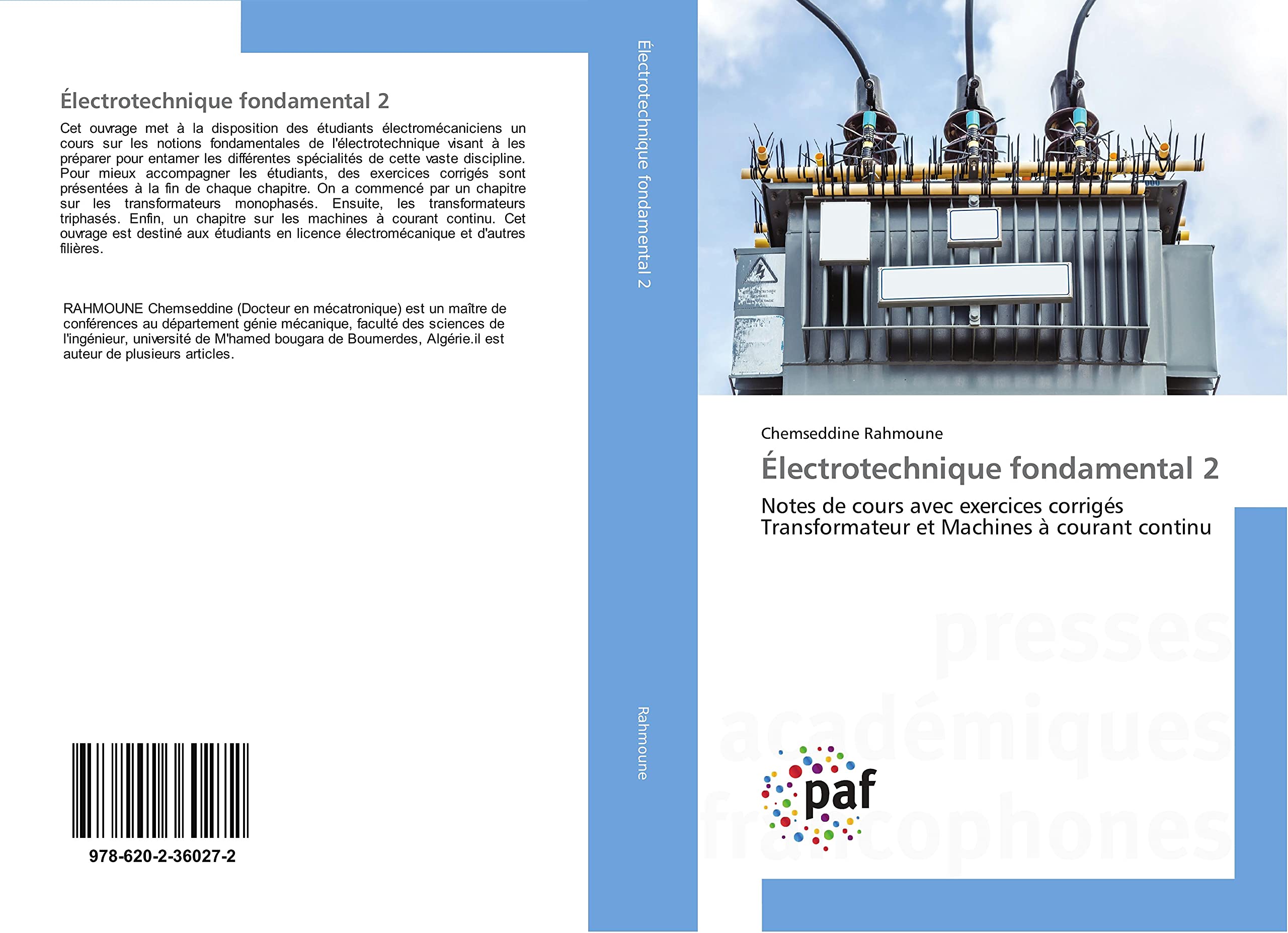 Électrotechnique fondamental 2: Notes de cours avec exercices corrigés Transformateur et Machines à courant continu book