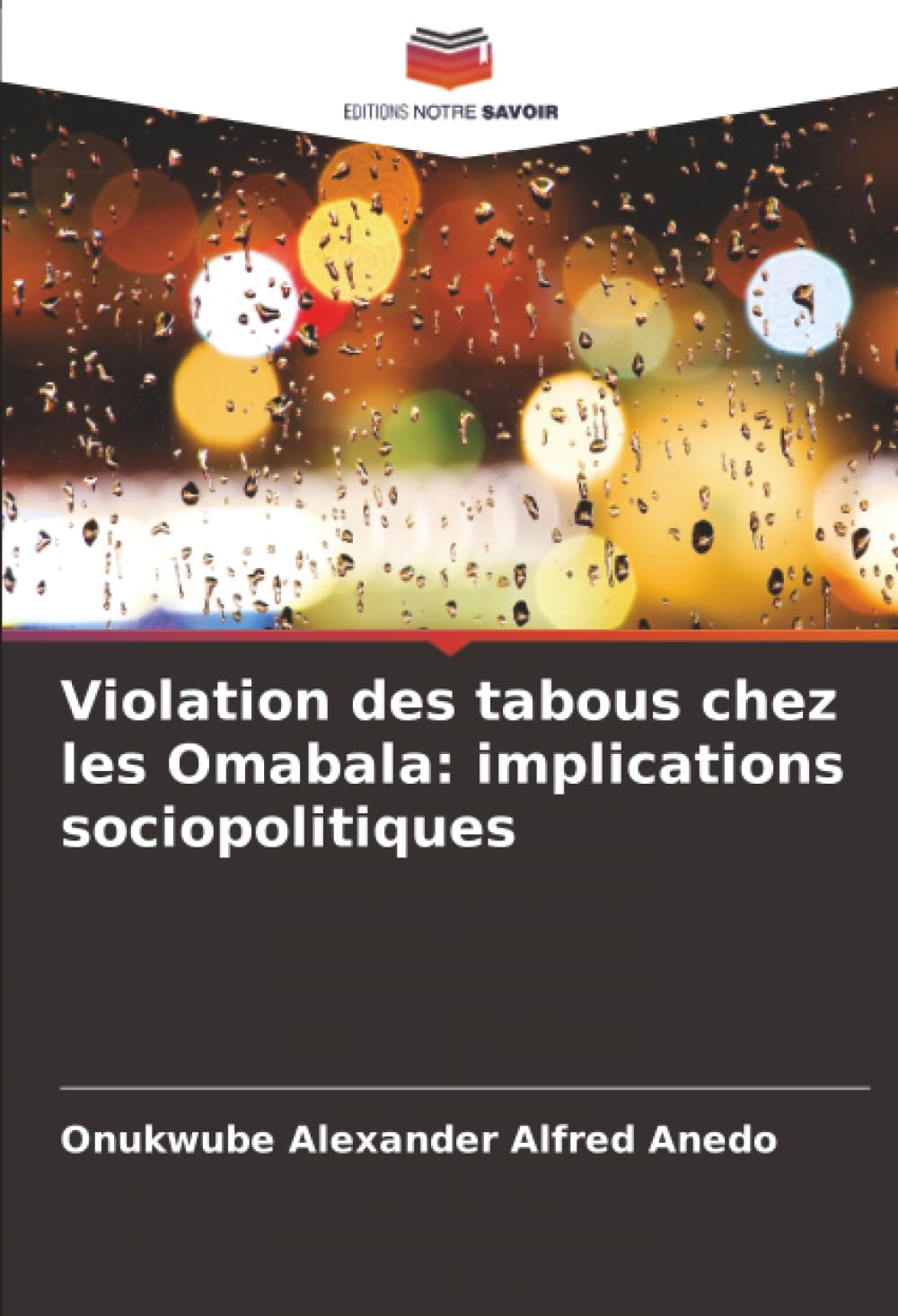 Violation des tabous chez les Omabala: implications sociopolitiques Books