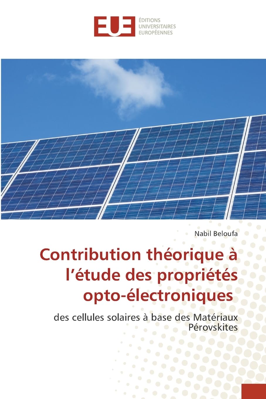Contribution théorique à l'étude des propriétés opto-électroniques Law
