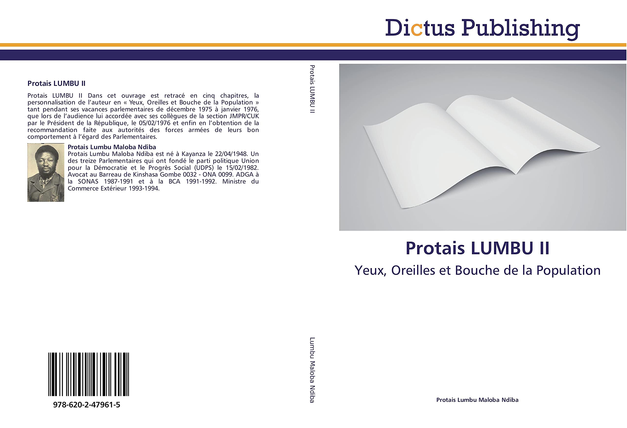 Protais LUMBU II: Yeux, Oreilles et Bouche de la Population book