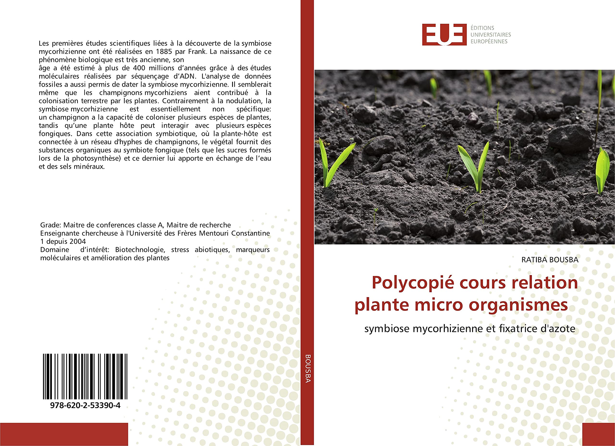 Polycopié cours relation plante micro organismes: symbiose mycorhizienne et fixatrice d'azote book