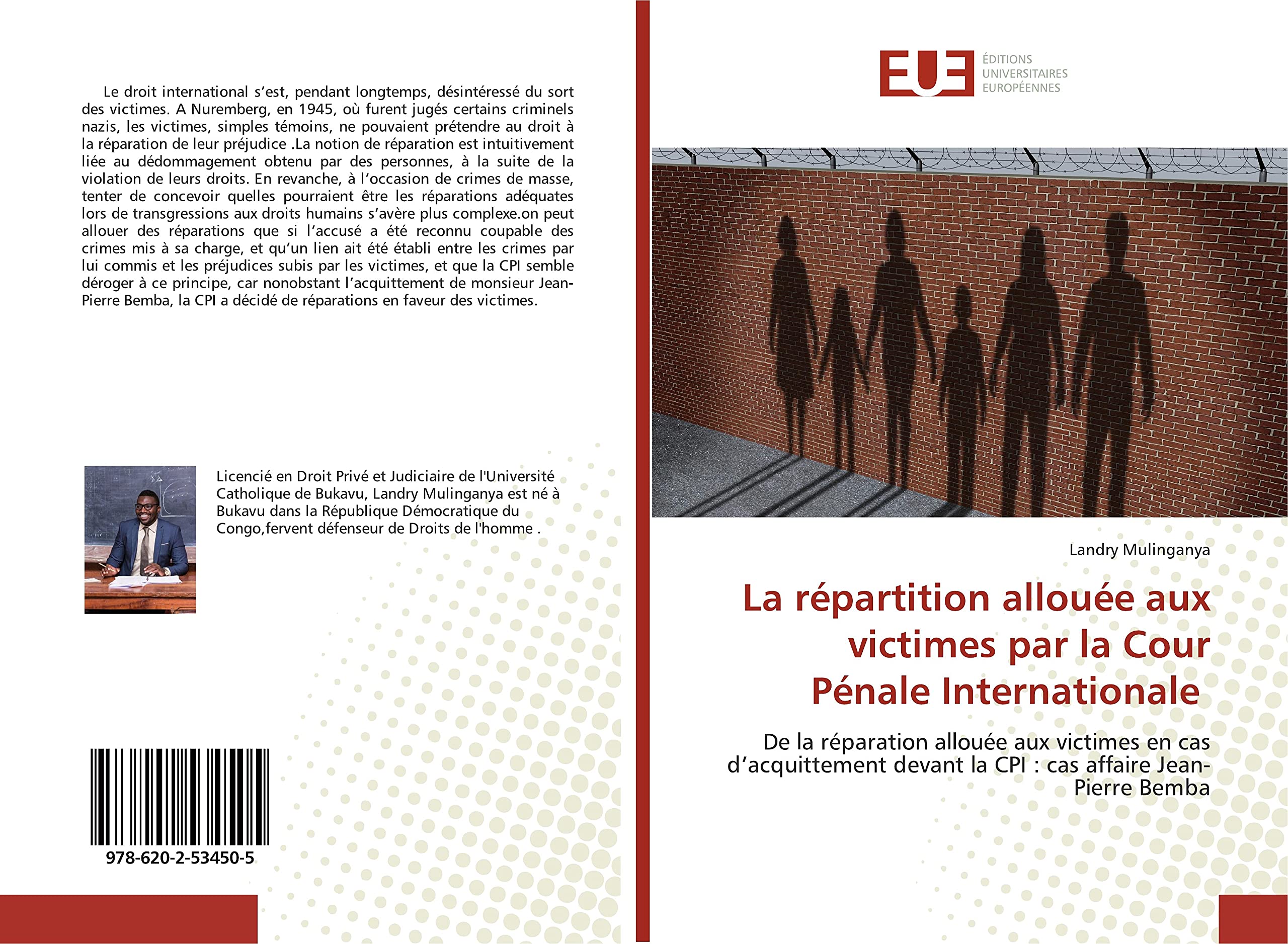 La répartition allouée aux victimes par la Cour Pénale Internationale: De la réparation allouée aux victimes en cas d’acquittement devant la CPI : cas affaire Jean-Pierre Bemba book