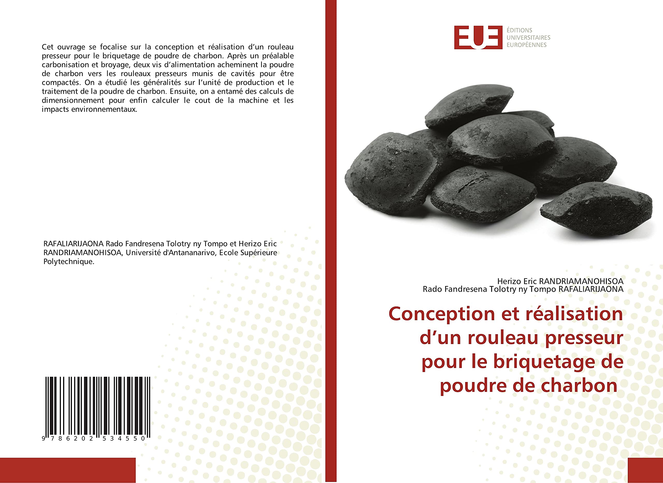 Conception et réalisation d’un rouleau presseur pour le briquetage de poudre de charbon book
