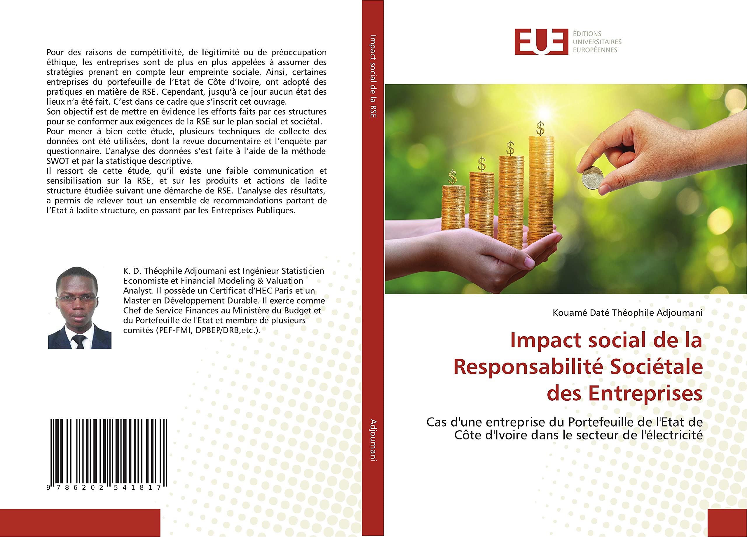 Impact social de la Responsabilité Sociétale des Entreprises: Cas d'une entreprise du Portefeuille de l'Etat de Côte d'Ivoire dans le secteur de l'électricité book