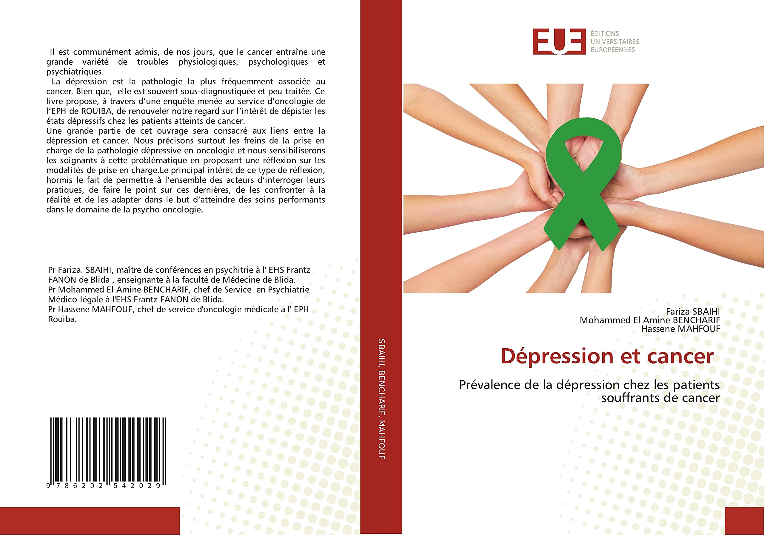 Dépression et cancer: Prévalence de la dépression chez les patients souffrants de cancer book