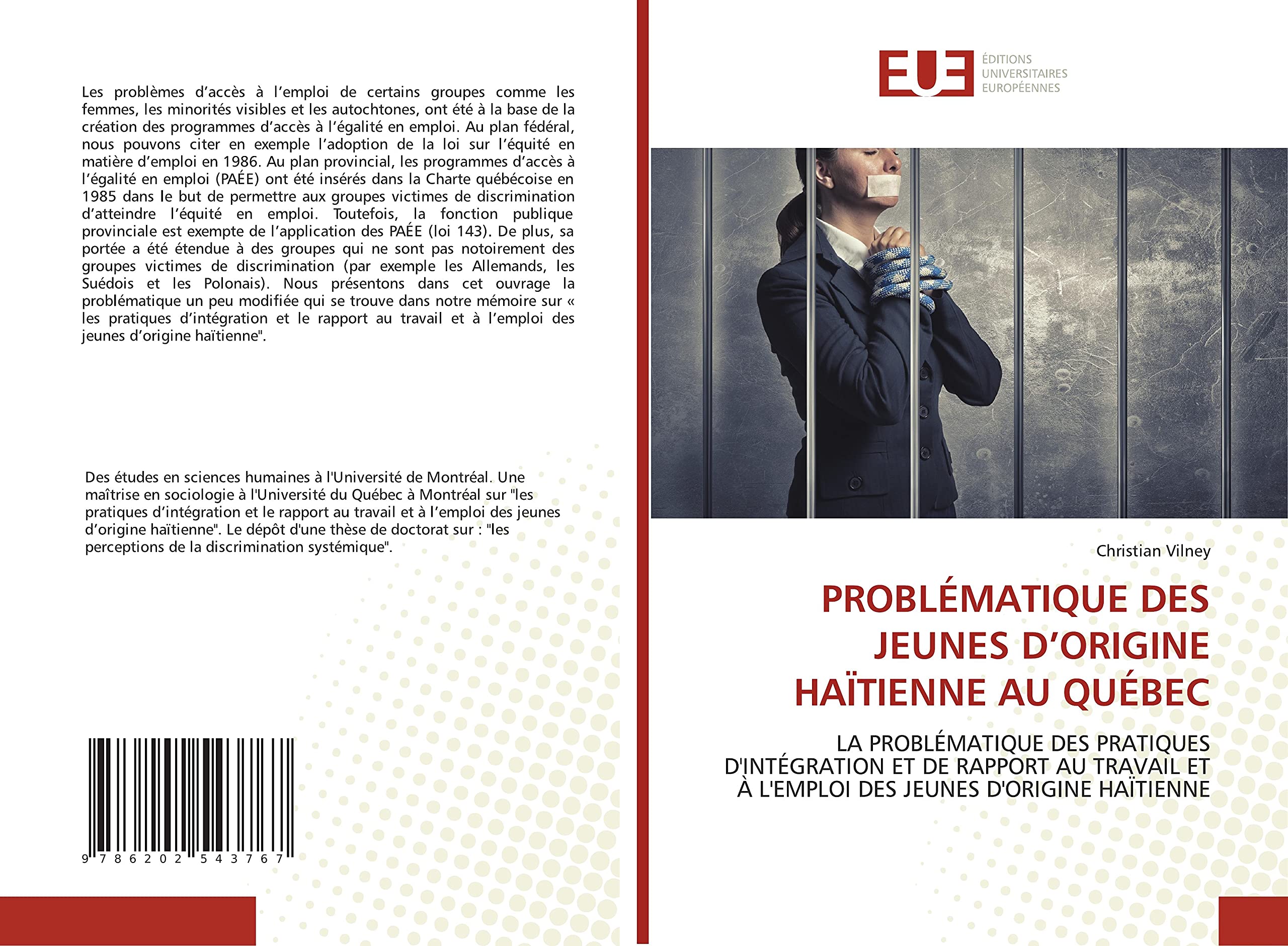 PROBLÉMATIQUE DES JEUNES D'ORIGINE HAÏTIENNE AU QUÉBEC book