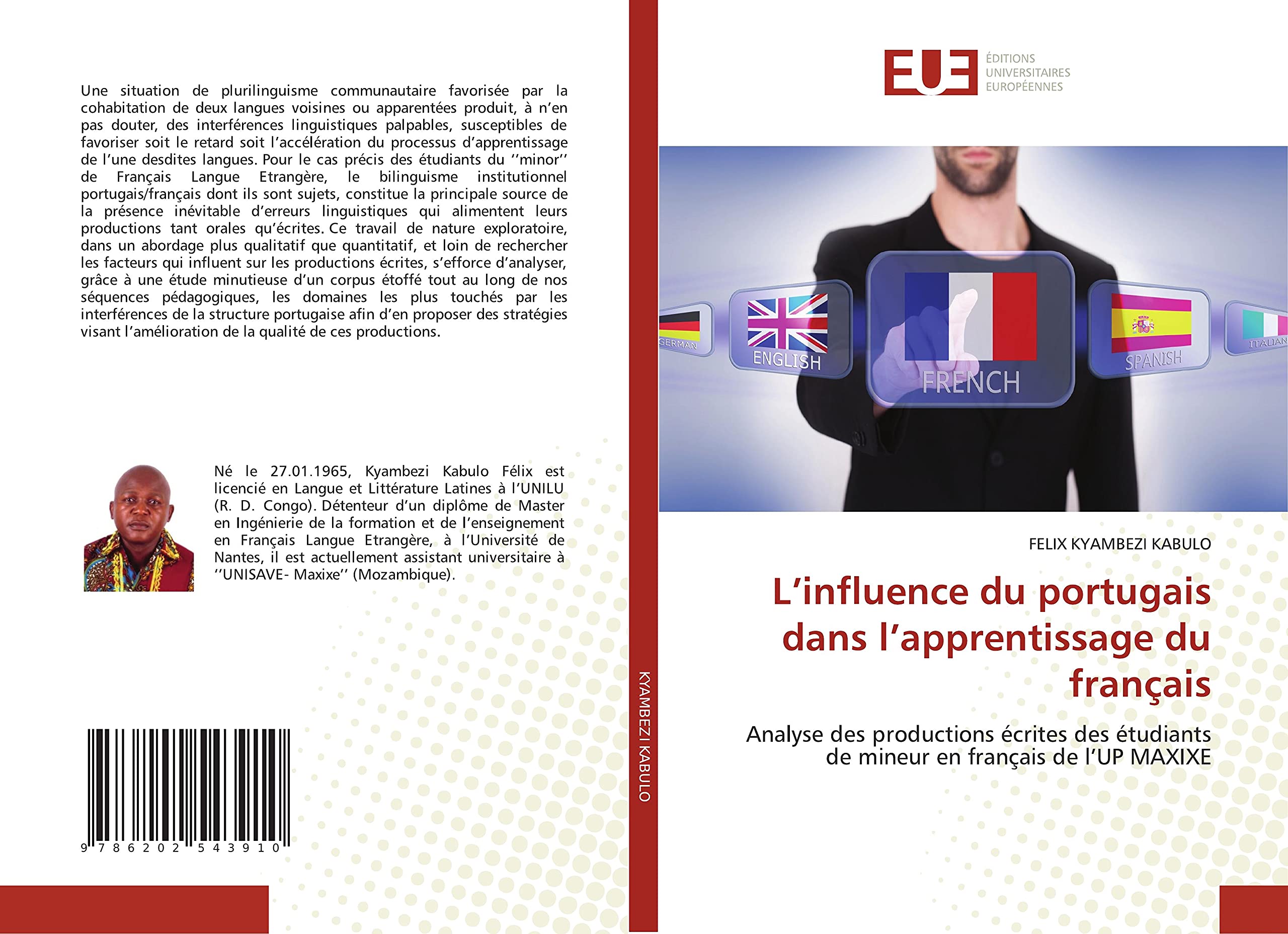 L’influence du portugais dans l’apprentissage du français: Analyse des productions écrites des étudiants de mineur en français de l’UP MAXIXE book
