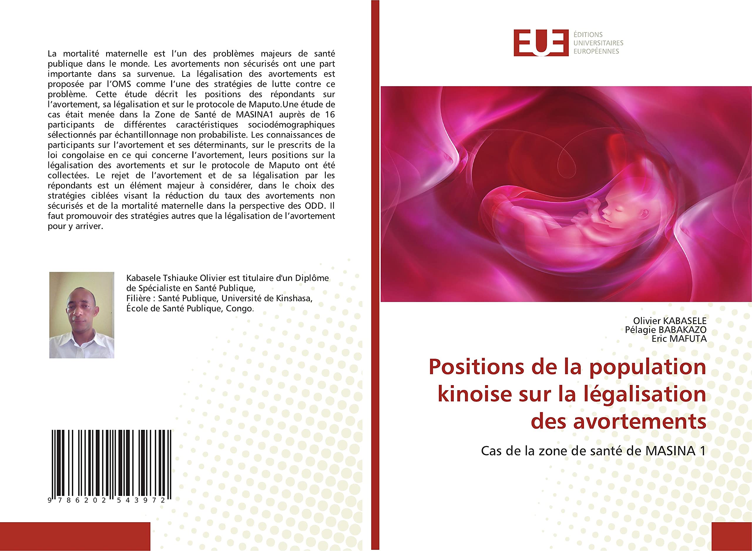 Positions de la population kinoise sur la légalisation des avortements book
