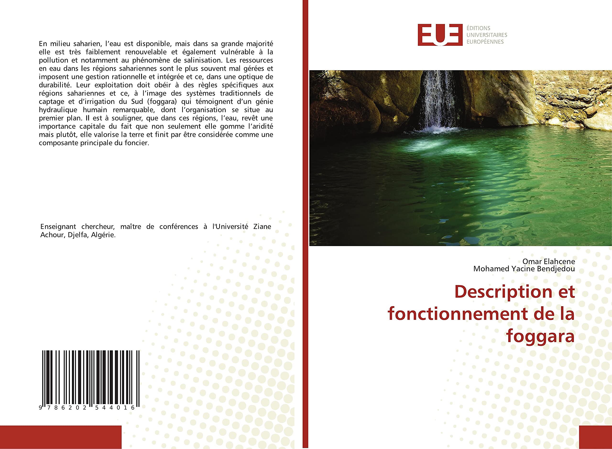 Description et fonctionnement de la foggara book