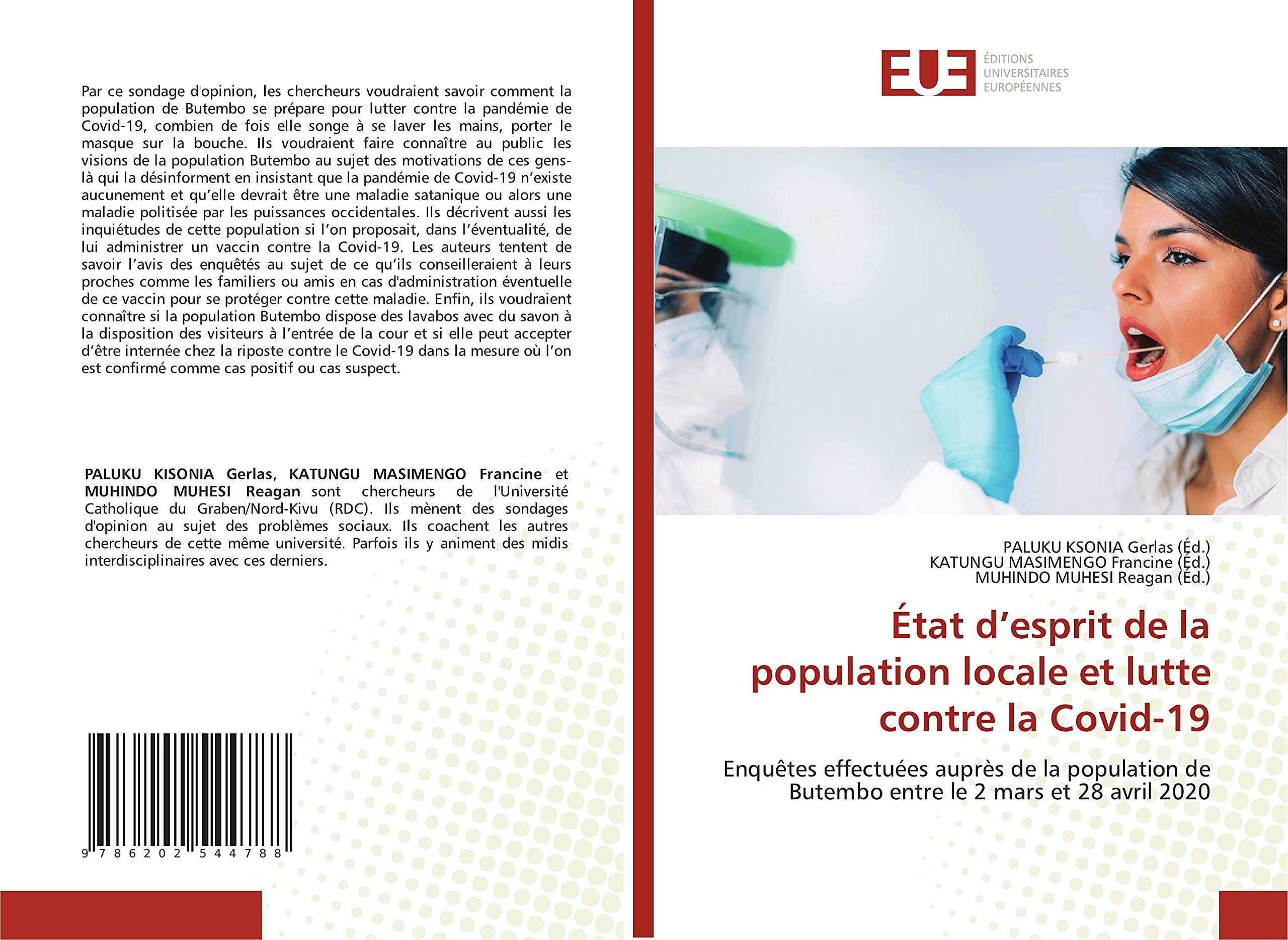 État d’esprit de la population locale et lutte contre la Covid-19: Enquêtes effectuées auprès de la population de Butembo entre le 2 mars et 28 avril 2020 book