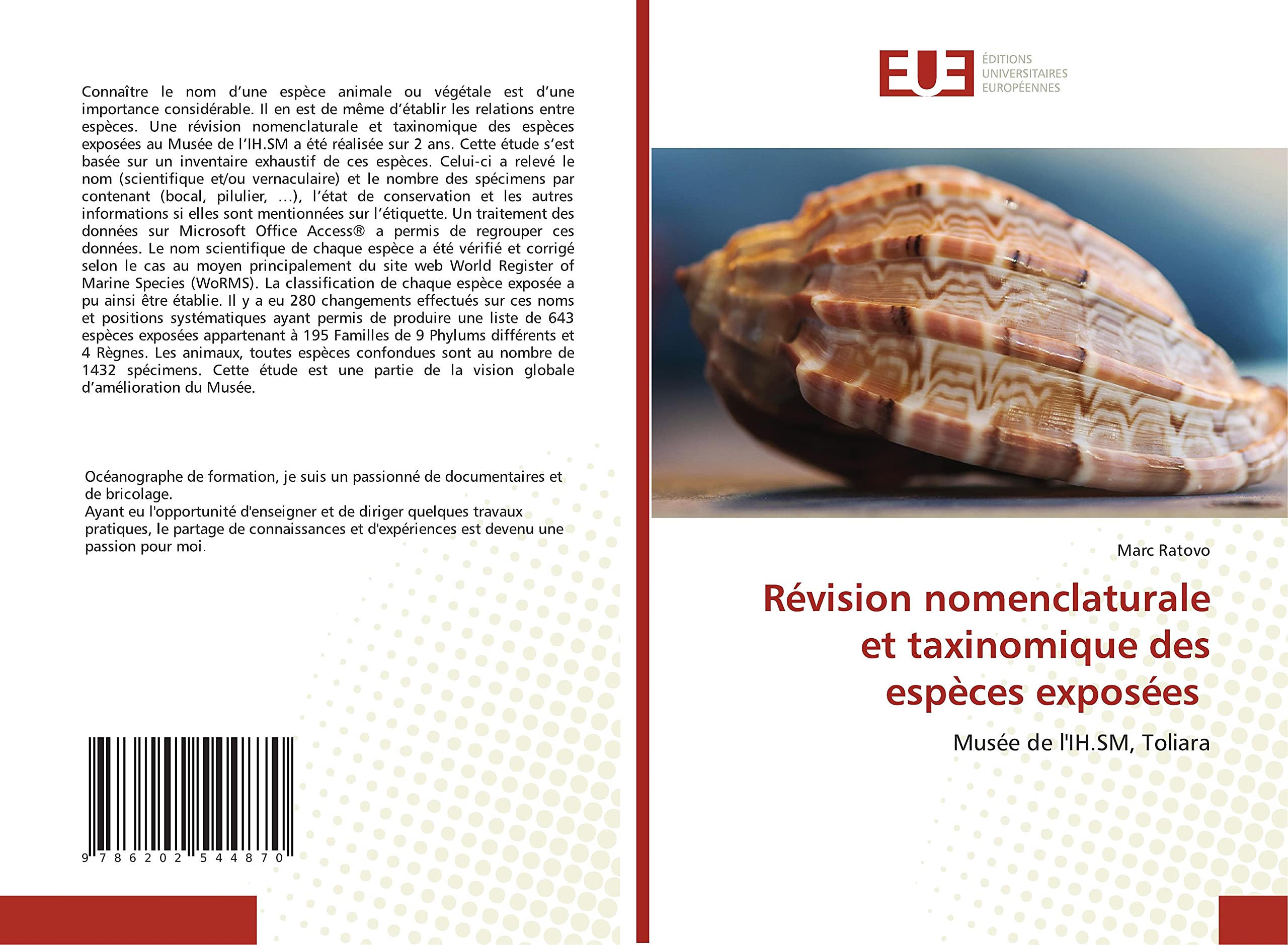 Révision nomenclaturale et taxinomique des espèces exposées book