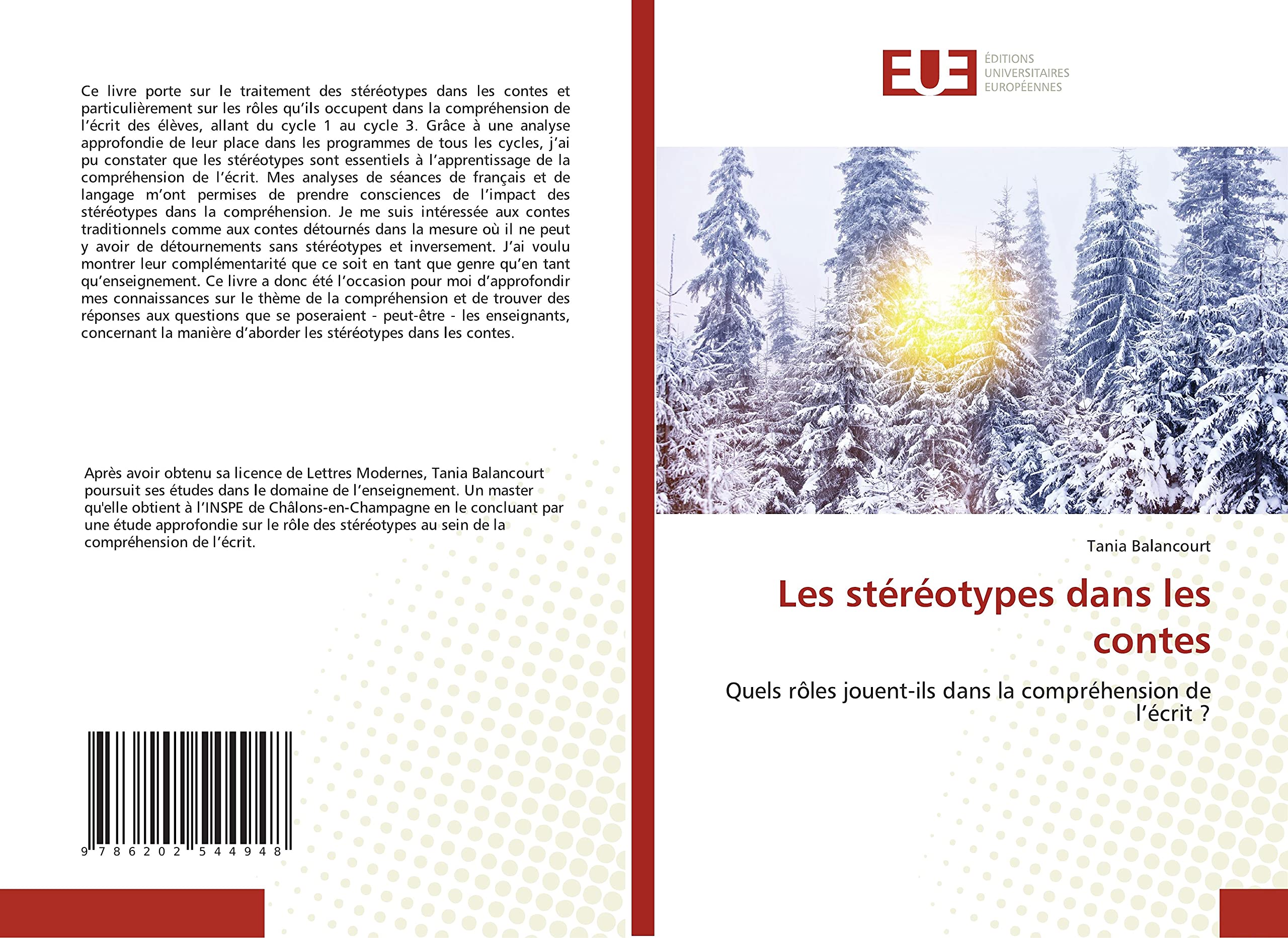 Les stéréotypes dans les contes: Quels rôles jouent-ils dans la compréhension de l’écrit ? book