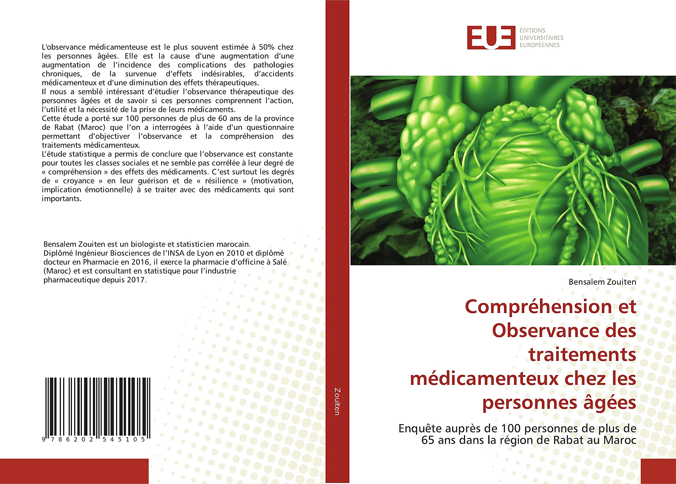 Compréhension et Observance des traitements médicamenteux chez les personnes âgées: Enquête auprès de 100 personnes de plus de 65 ans dans la région de Rabat au Maroc book