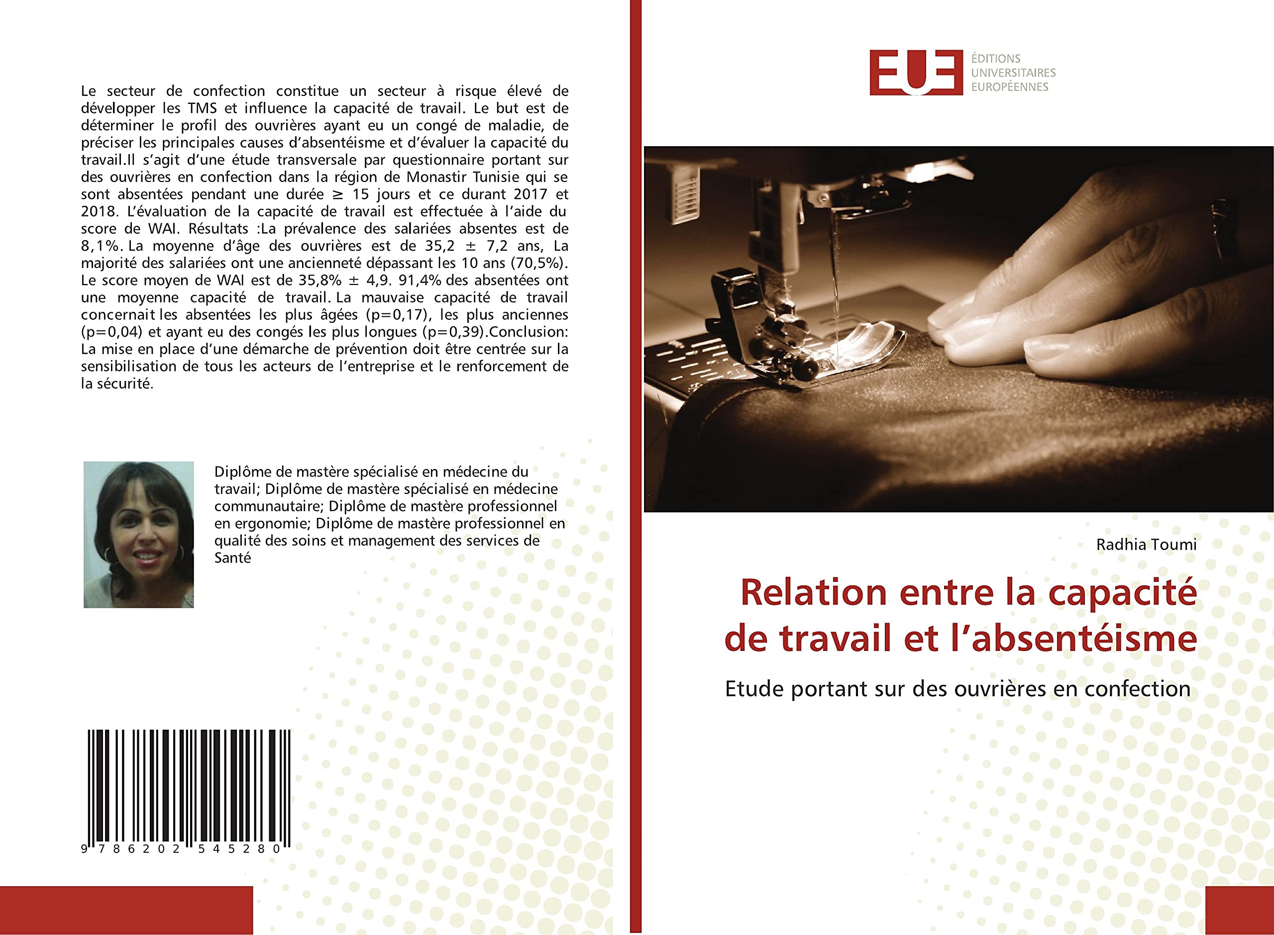 Relation entre la capacité de travail et l'absentéisme book