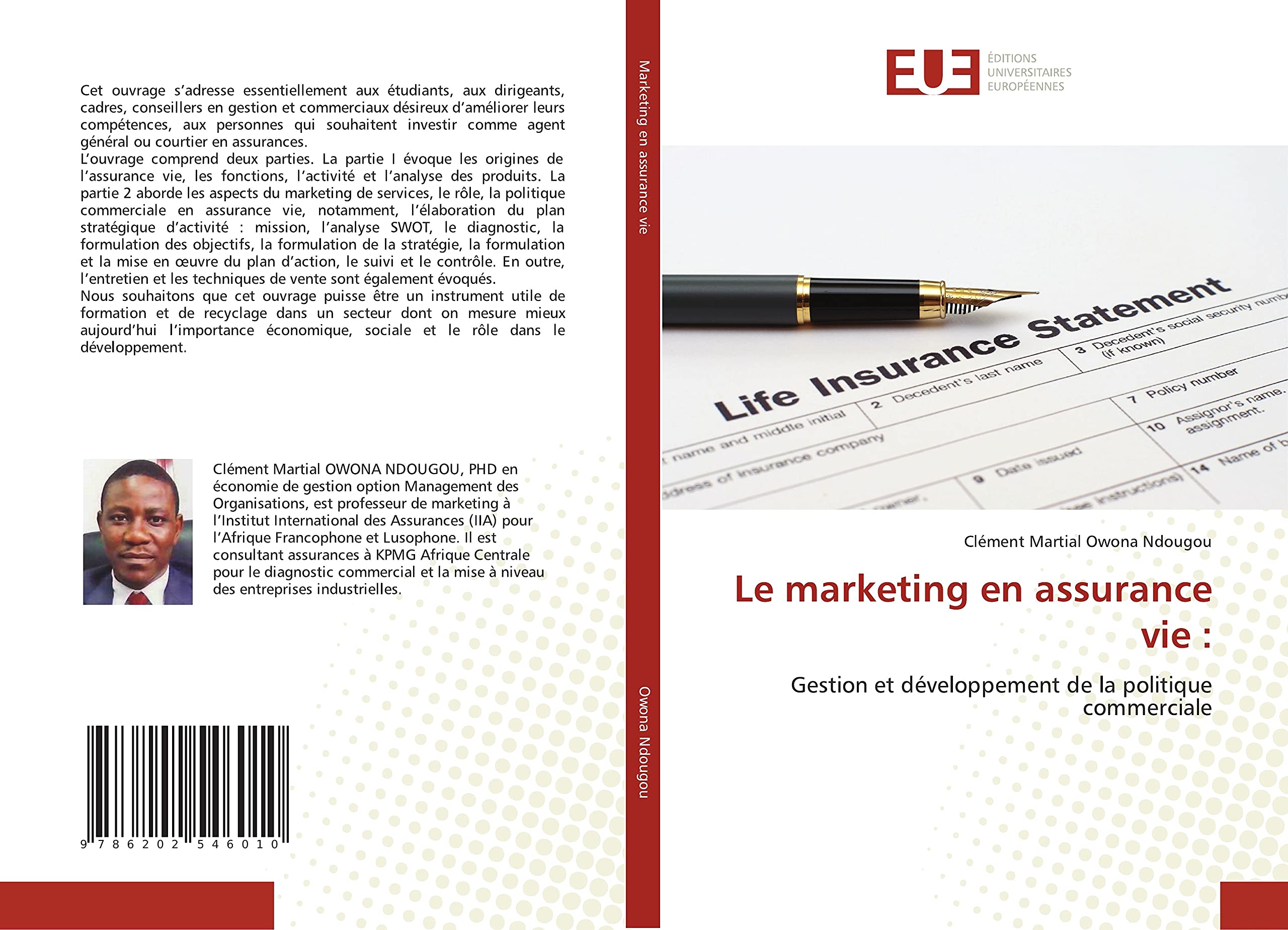 Le marketing en assurance vie :: Gestion et développement de la politique commerciale book