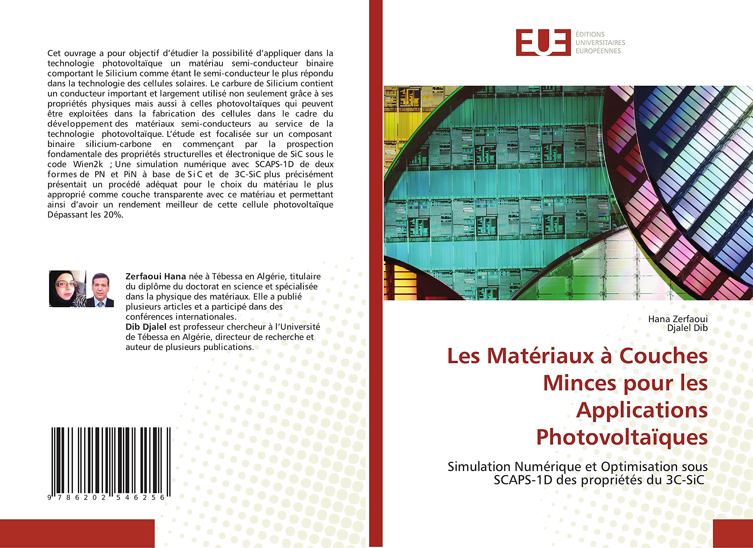 Les Matériaux à Couches Minces pour les Applications Photovoltaïques: Simulation Numérique et Optimisation sous SCAPS-1D des propriétés du 3C-SiC book