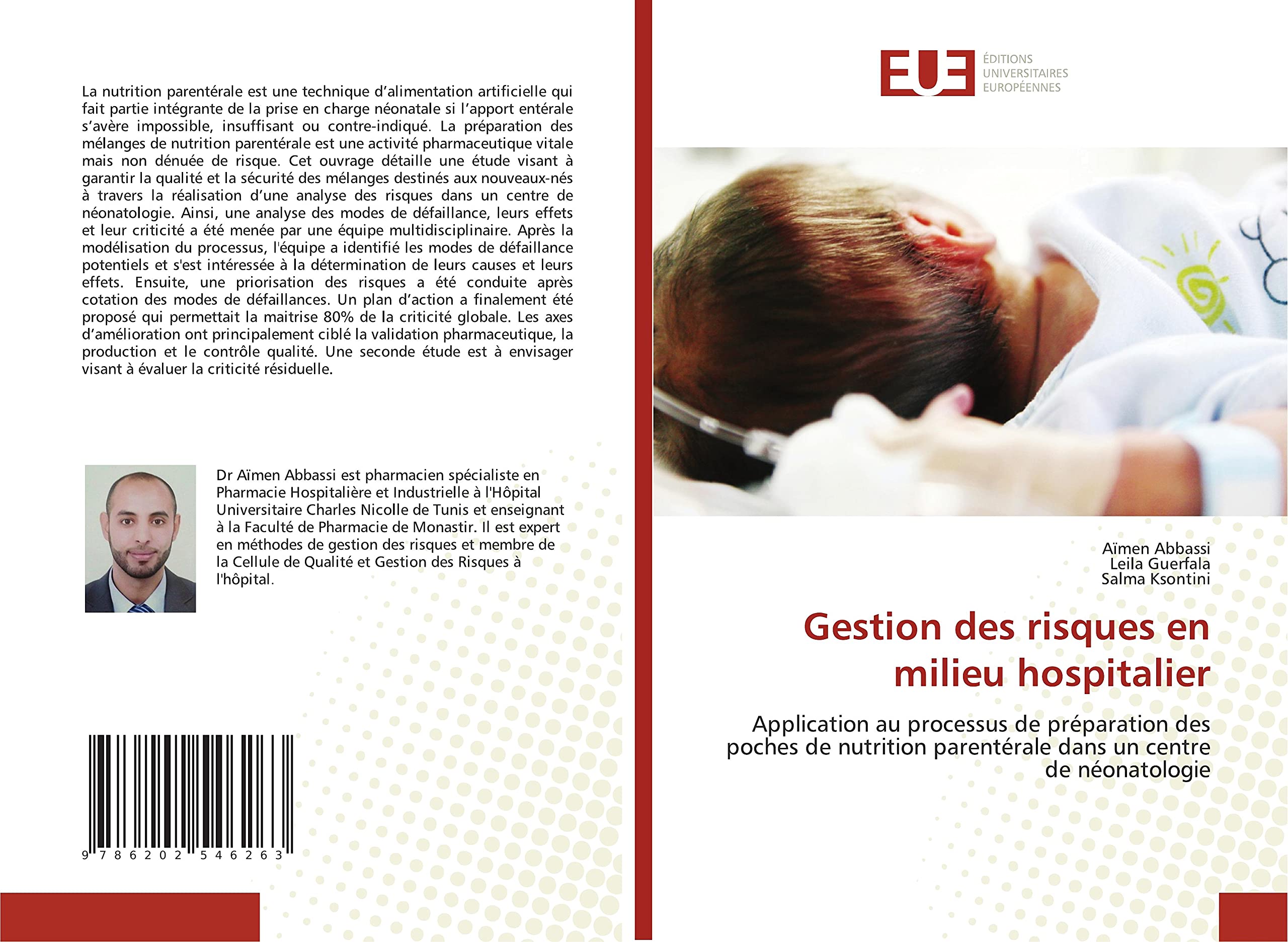 Gestion des risques en milieu hospitalier: Application au processus de préparation des poches de nutrition parentérale dans un centre de néonatologie book