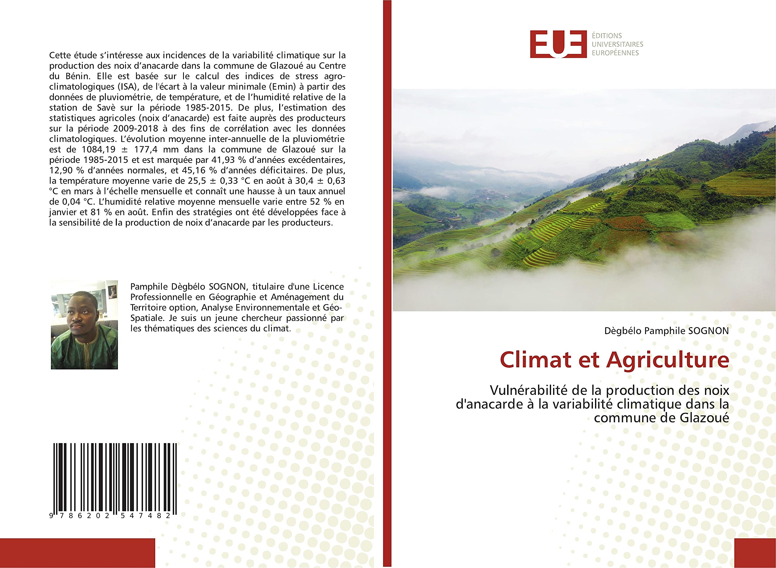 Climat et Agriculture: Vulnérabilité de la production des noix d'anacarde à la variabilité climatique dans la commune de Glazoué book