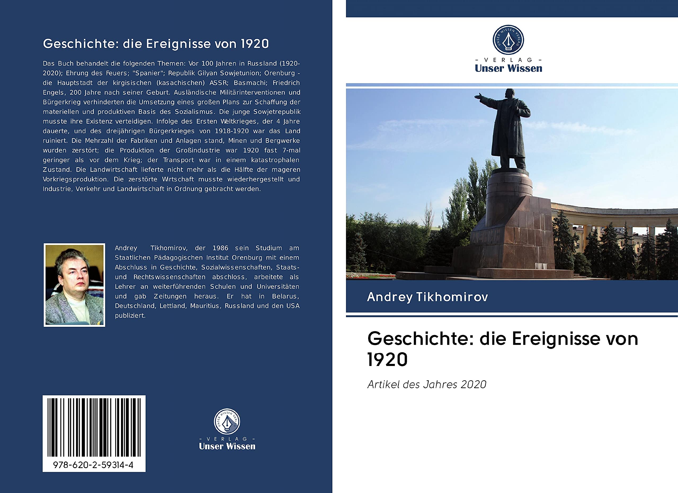 Geschichte: die Ereignisse von 1920: Artikel des Jahres 2020 Philosophy