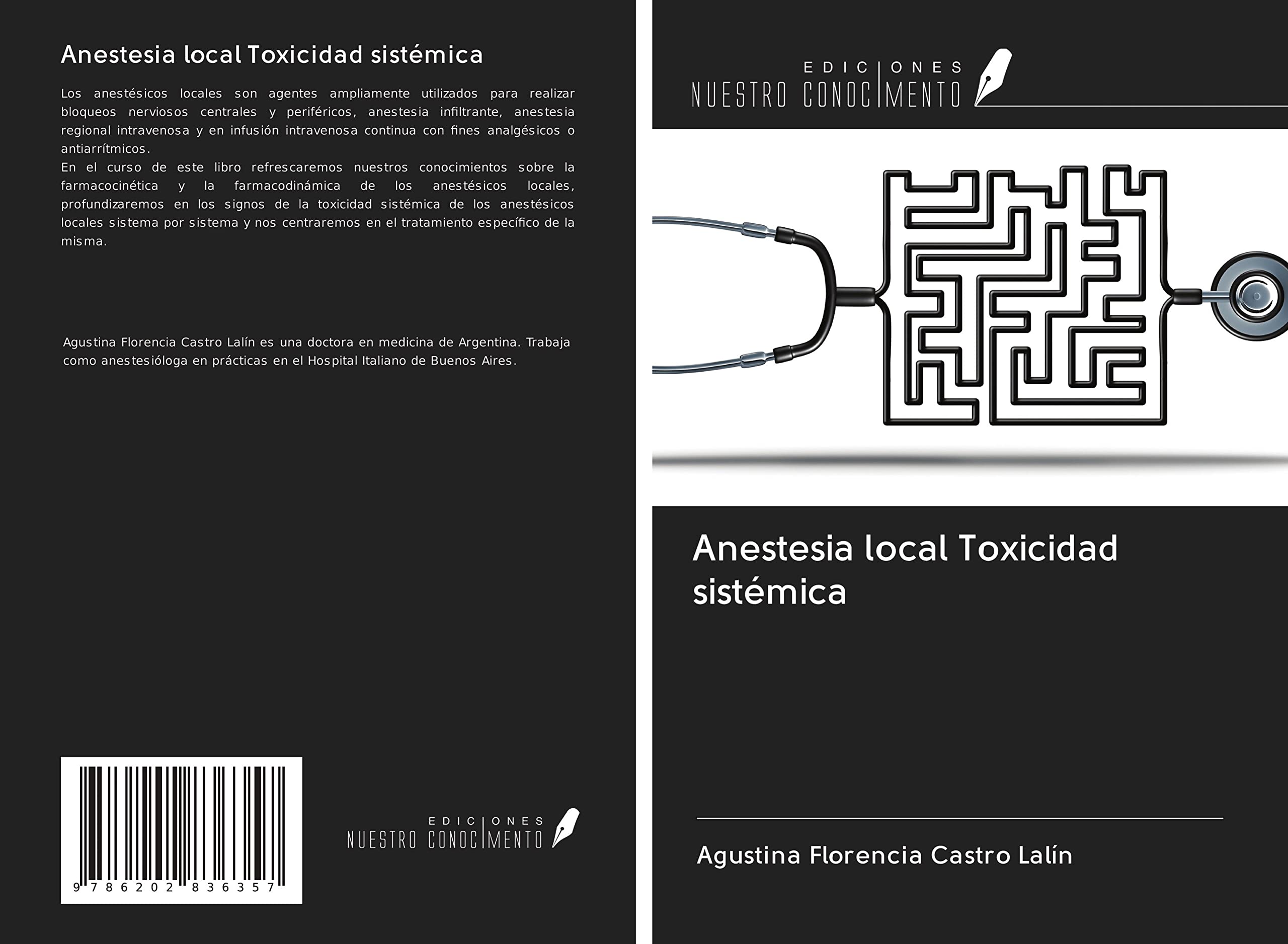 Anestesia local Toxicidad sistémica Medicine