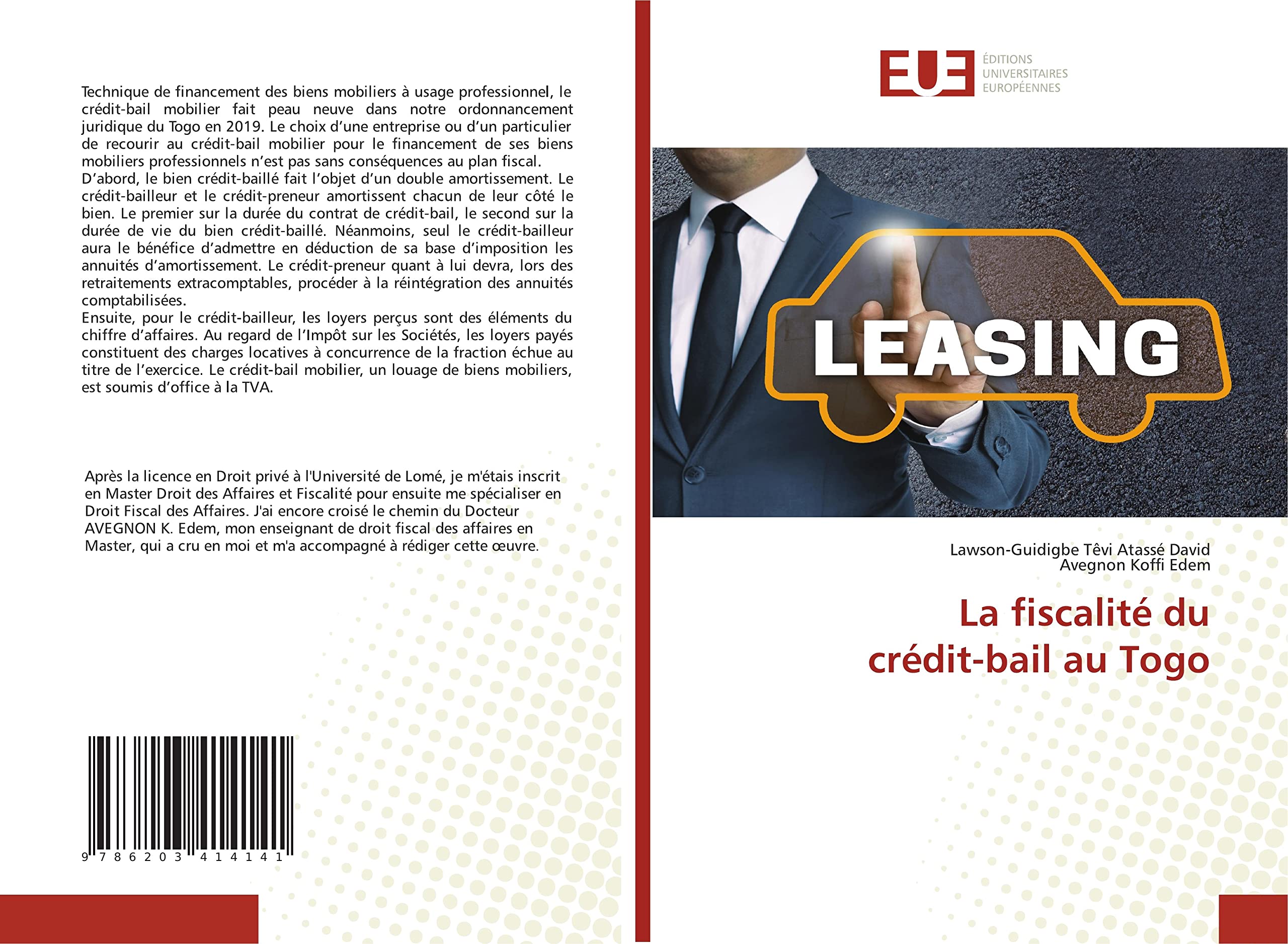 La fiscalité du crédit-bail au Togo book