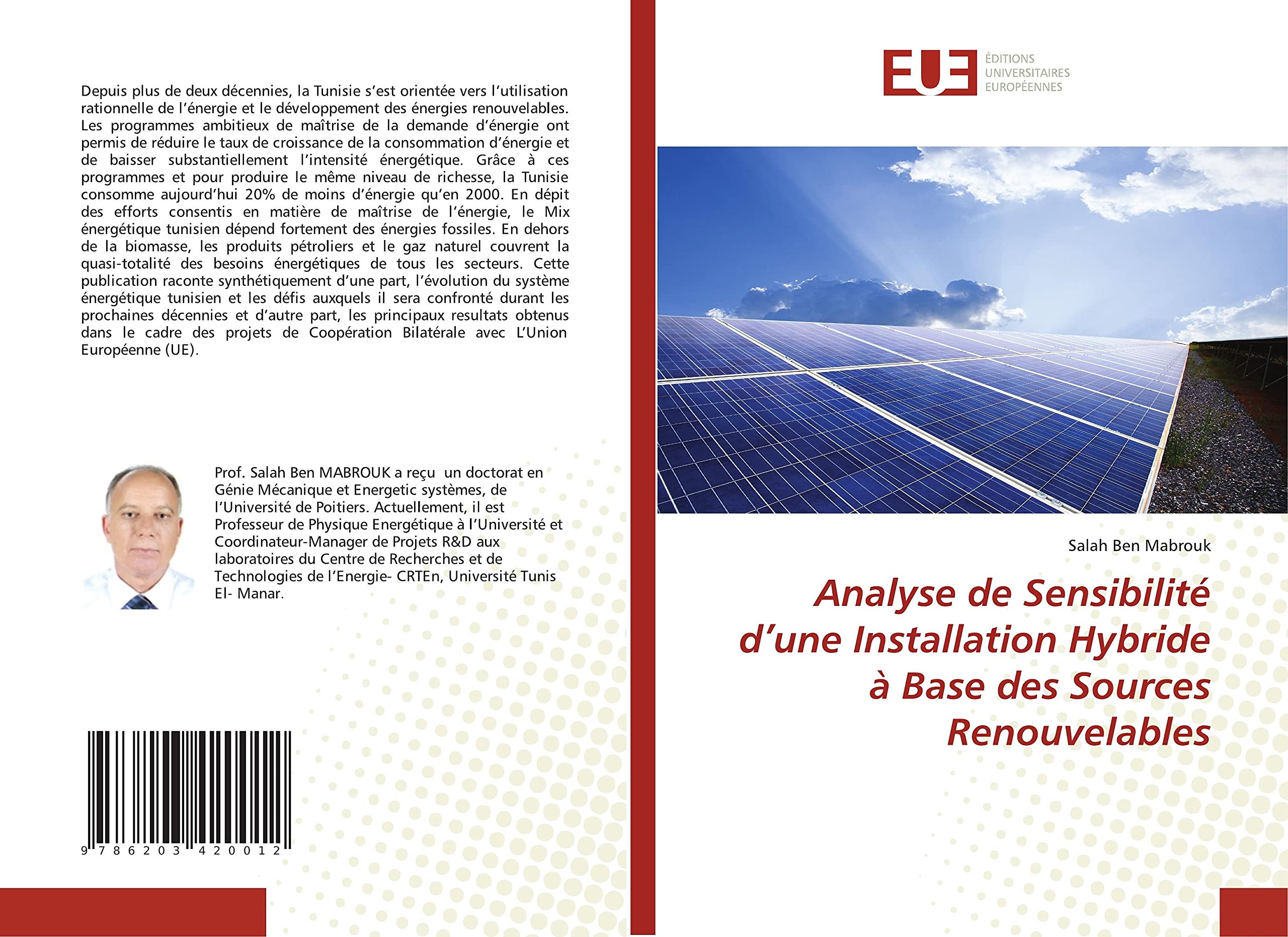 Analyse de Sensibilité d’une Installation Hybride à Base des Sources Renouvelables book