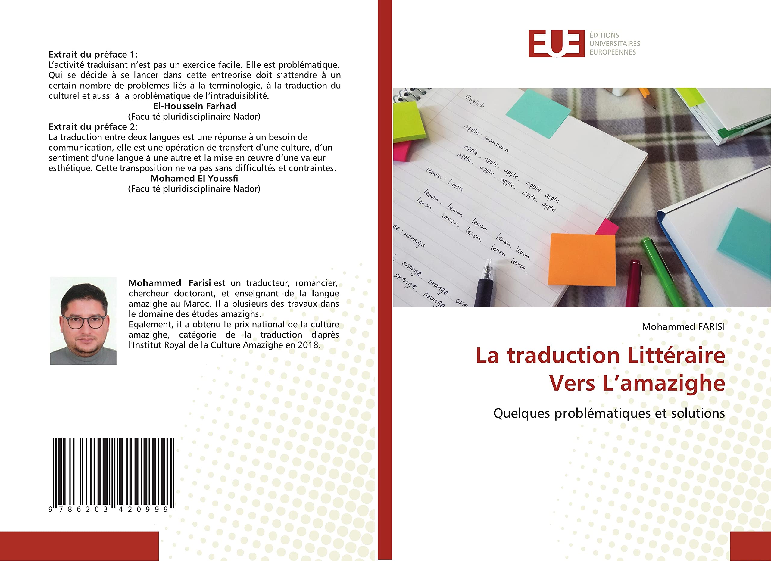 La traduction Littéraire Vers L’amazighe: Quelques problématiques et solutions book