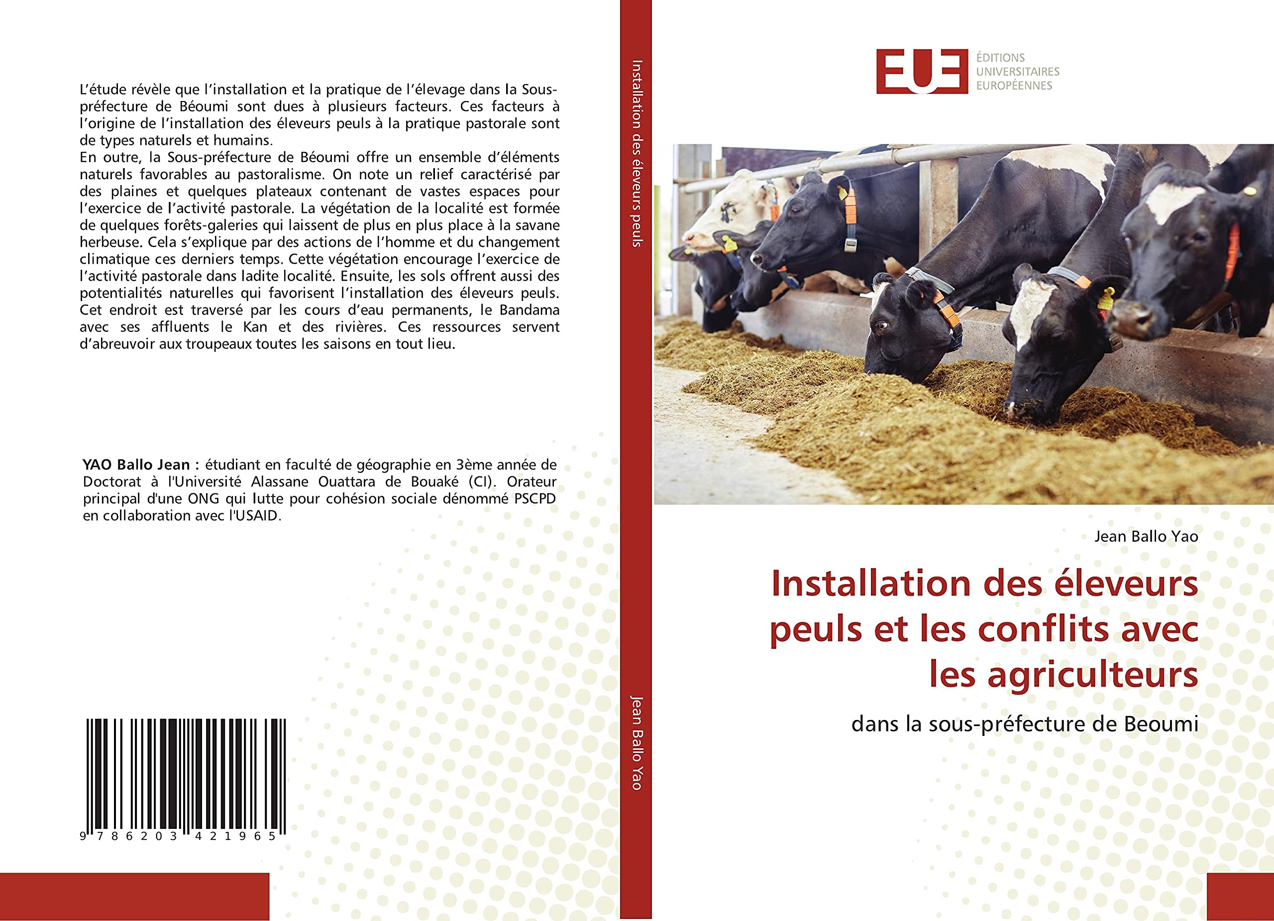 Installation des éleveurs peuls et les conflits avec les agriculteurs: dans la sous-préfecture de Beoumi book