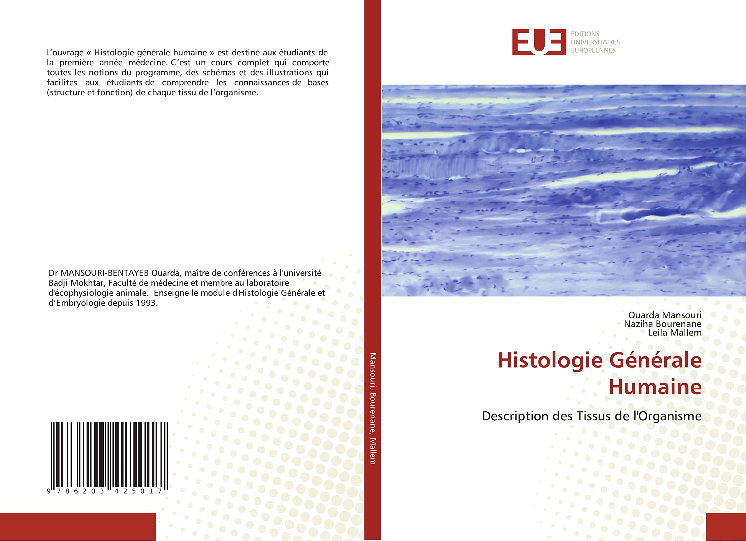 Histologie Générale Humaine: Description des Tissus de l'Organisme book