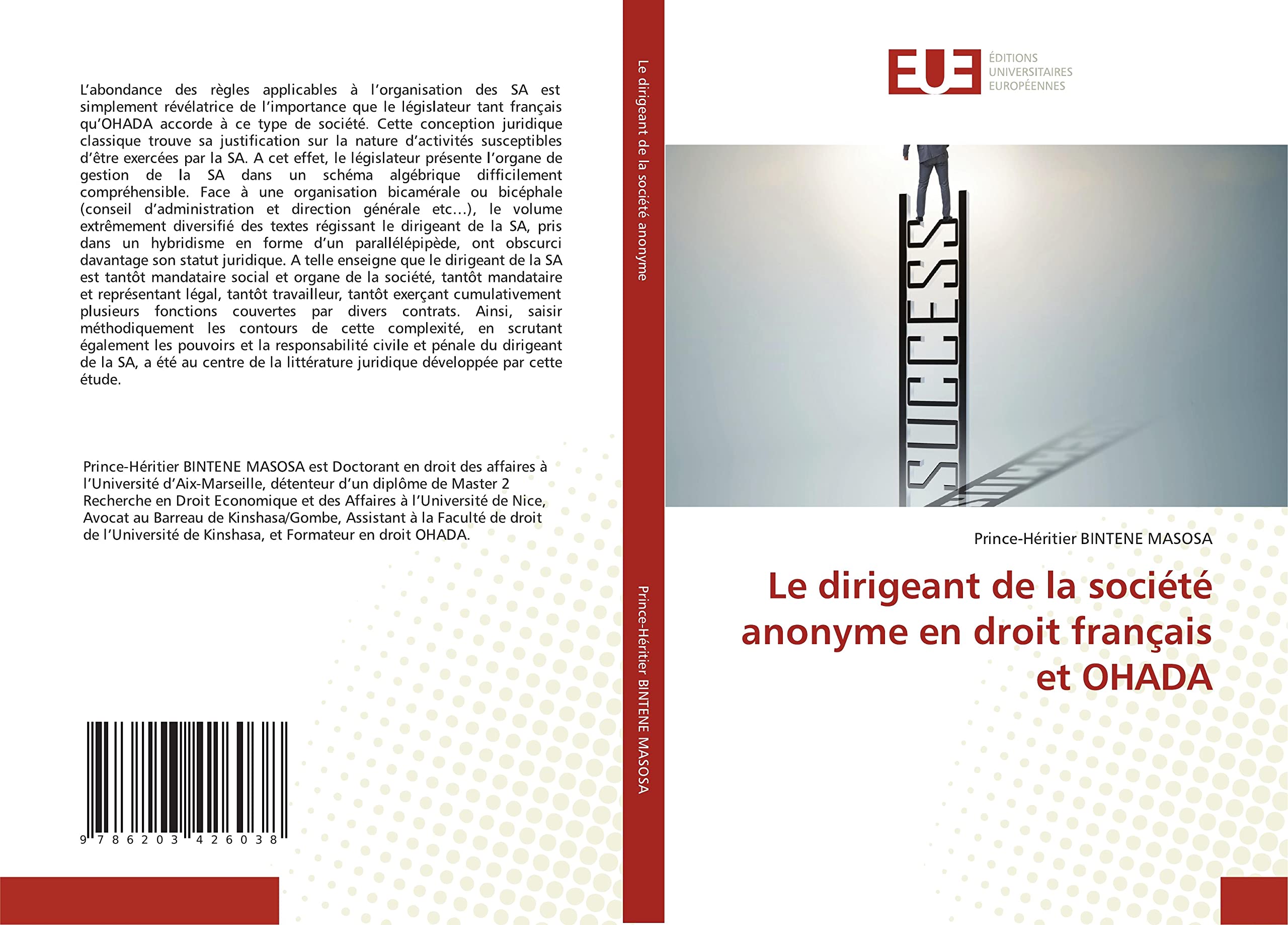 Le dirigeant de la société anonyme en droit français et OHADA book