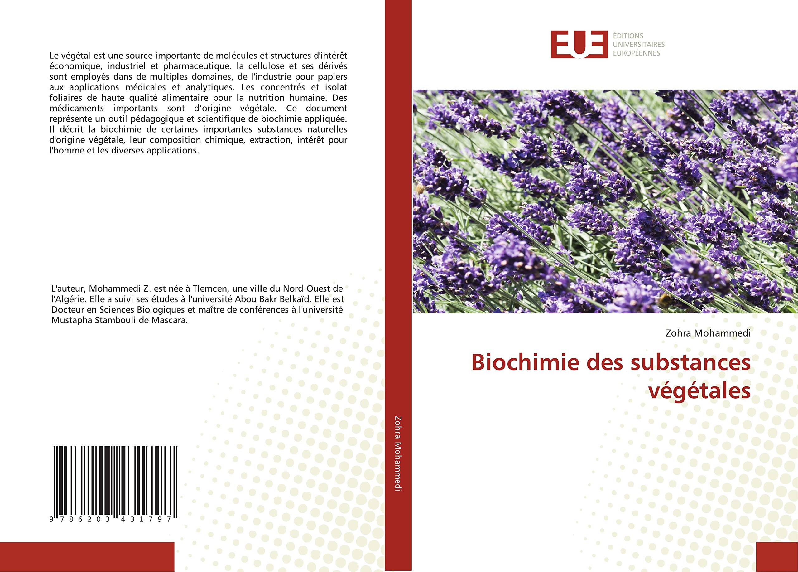 Biochimie des substances végétales book
