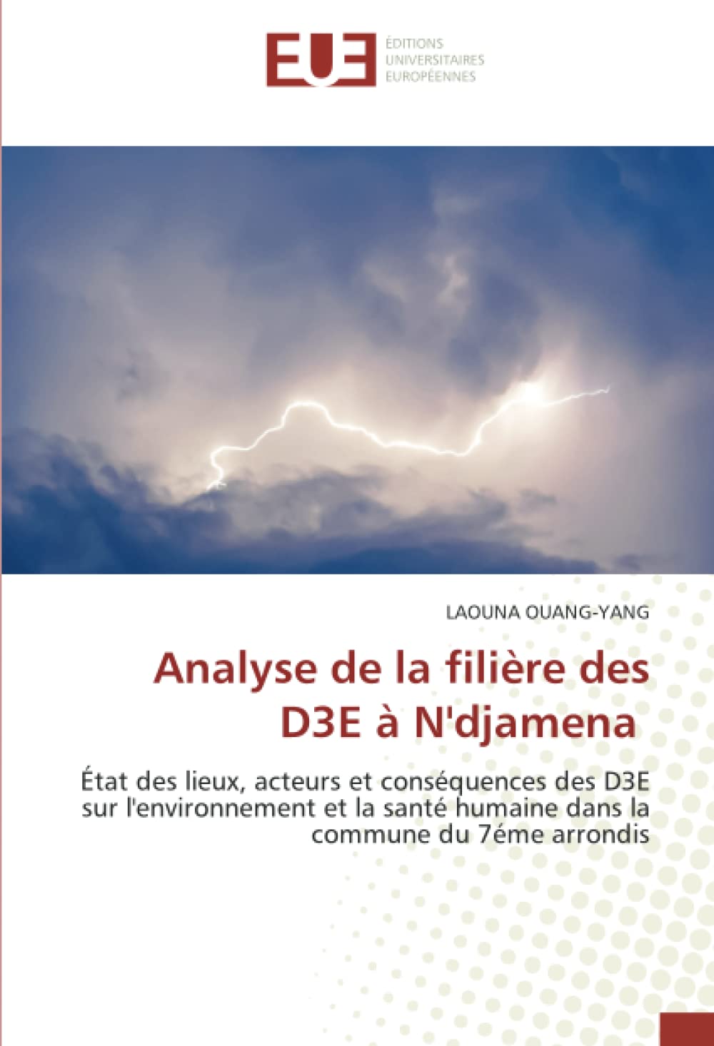 Analyse de la filière des D3E à N'djamena: État des lieux, acteurs et conséquences des D3E sur l'environnement et la santé humaine dans la commune du 7éme arrondis book