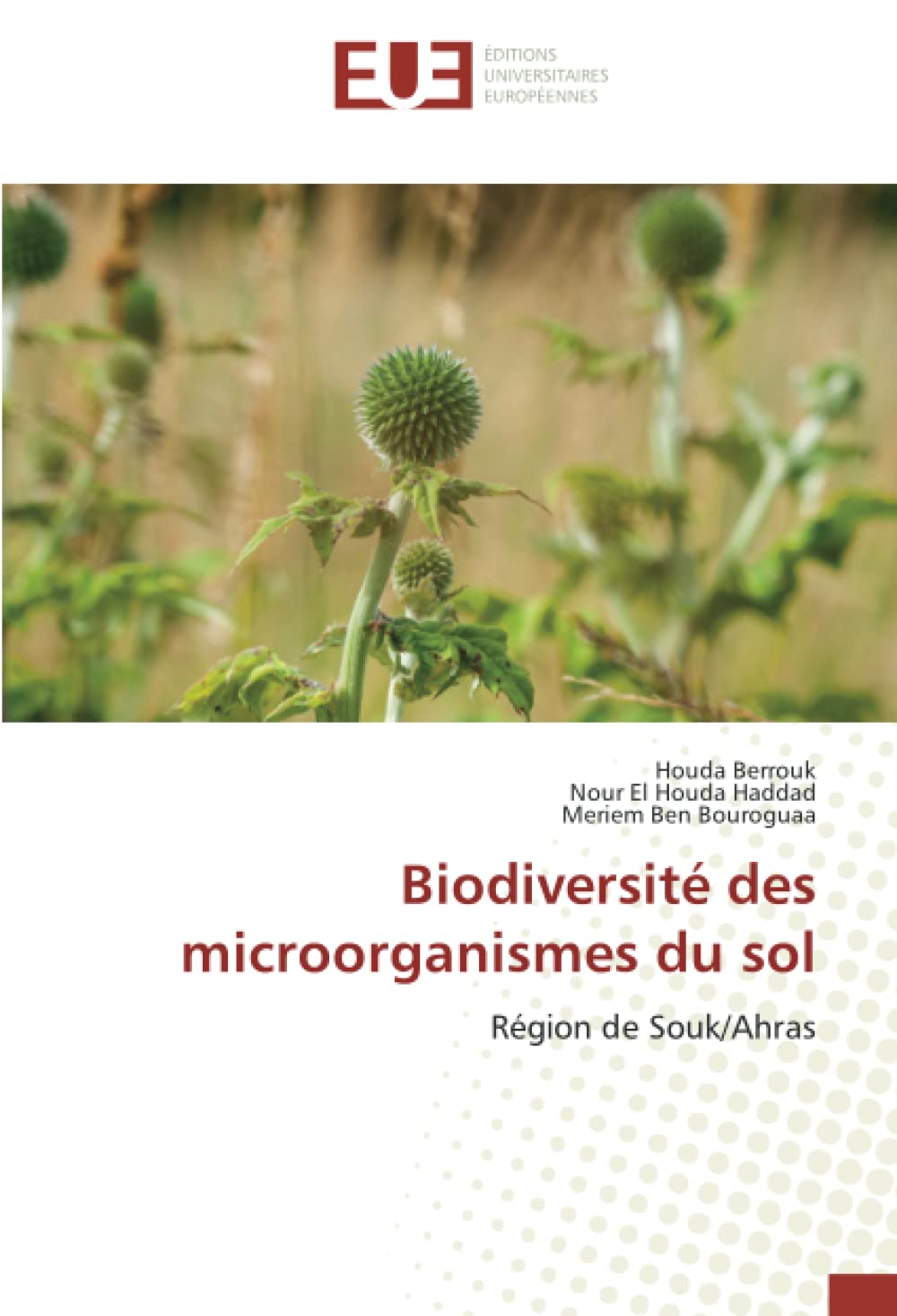 Biodiversité des microorganismes du sol: Région de Souk/Ahras book