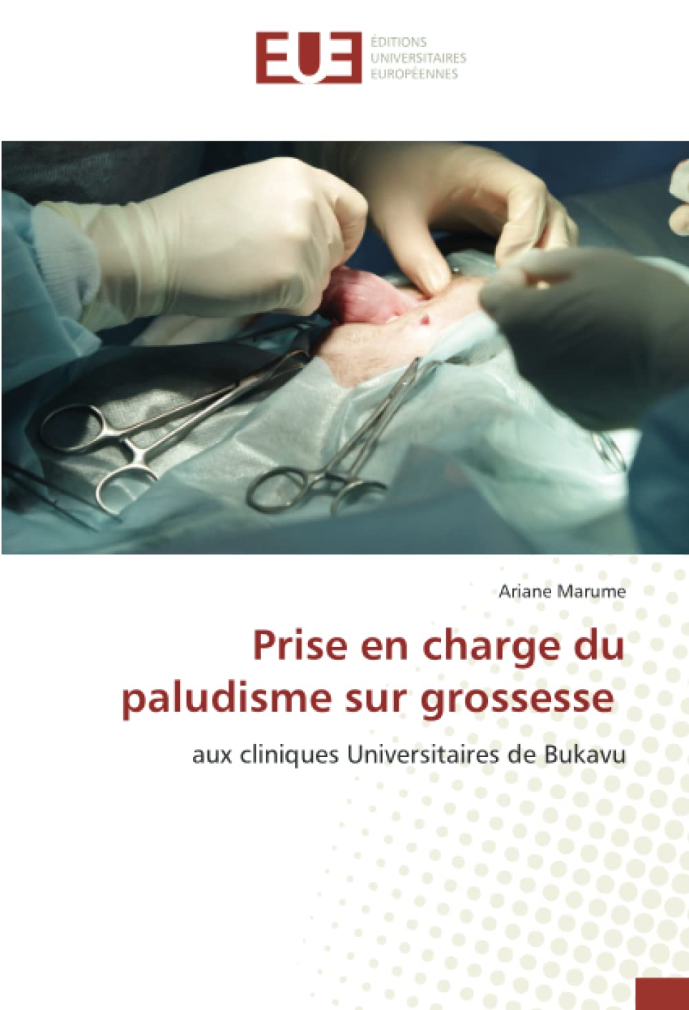 Prise en charge du paludisme sur grossesse: aux cliniques Universitaires de Bukavu book