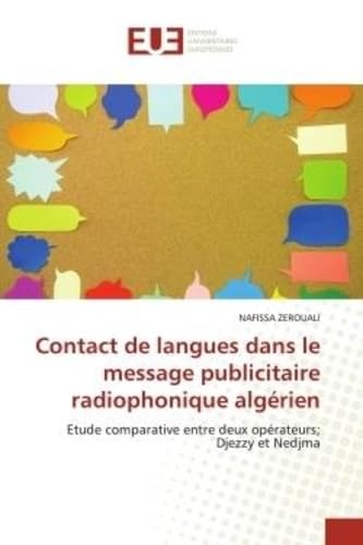 Contact de langues dans le message publicitaire radiophonique algérien: Etude comparative entre deux opérateurs; Djezzy et Nedjma book