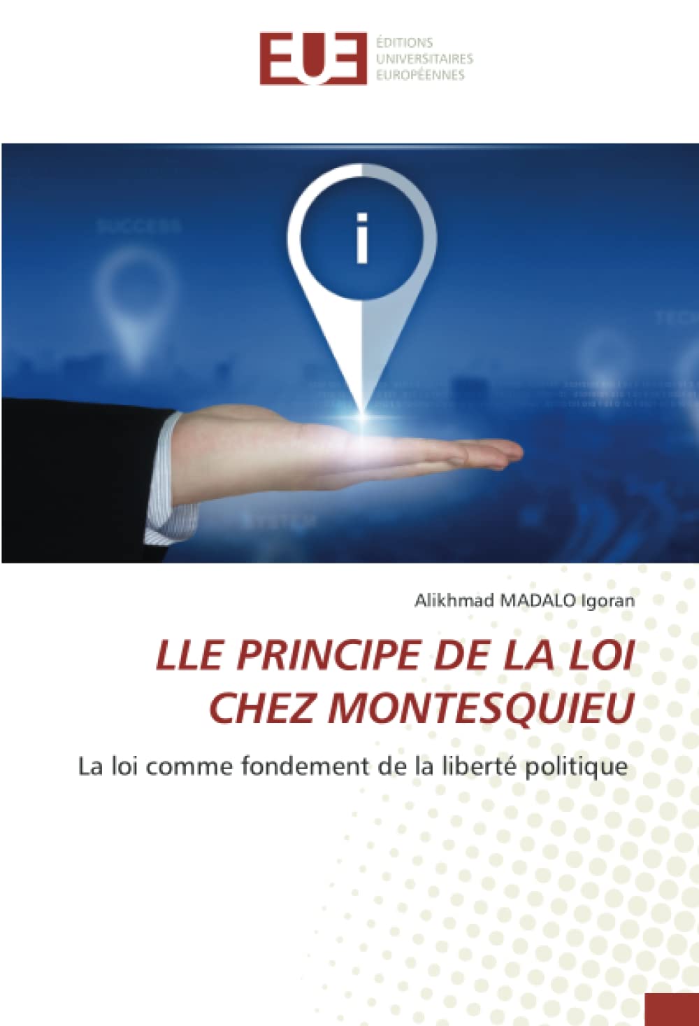 LLE PRINCIPE DE LA LOI CHEZ MONTESQUIEU: La loi comme fondement de la liberté politique book