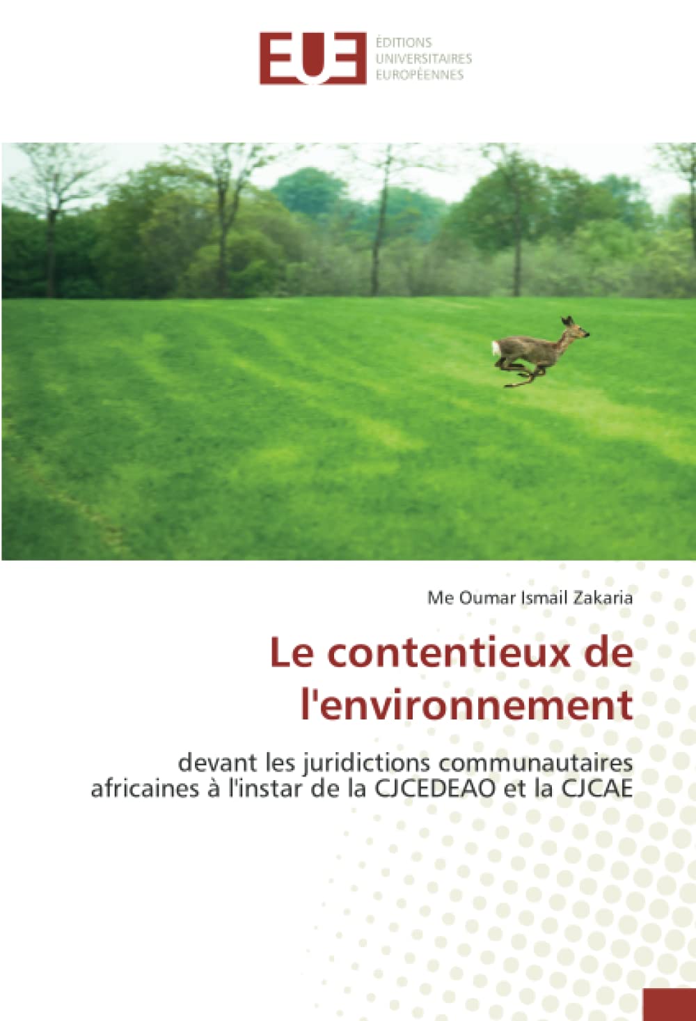 Le contentieux de l'environnement: devant les juridictions communautaires africaines à l'instar de la CJCEDEAO et la CJCAE book