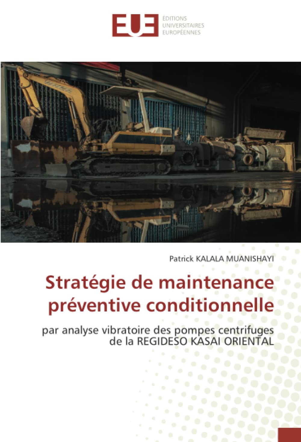 Stratégie de maintenance préventive conditionnelle: par analyse vibratoire des pompes centrifuges de la REGIDESO KASAI ORIENTAL book