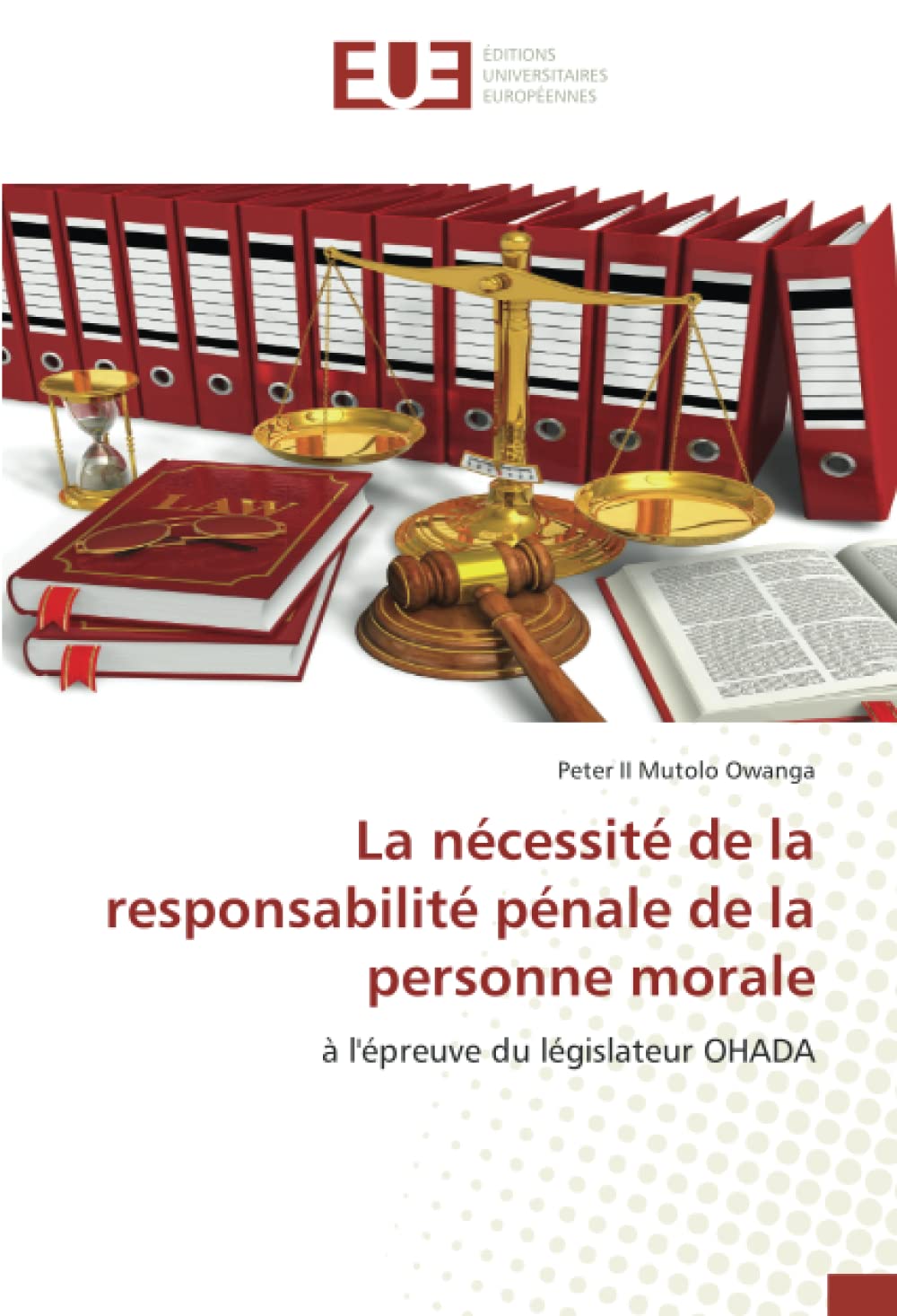 La nécessité de la responsabilité pénale de la personne morale: à l'épreuve du législateur OHADA book