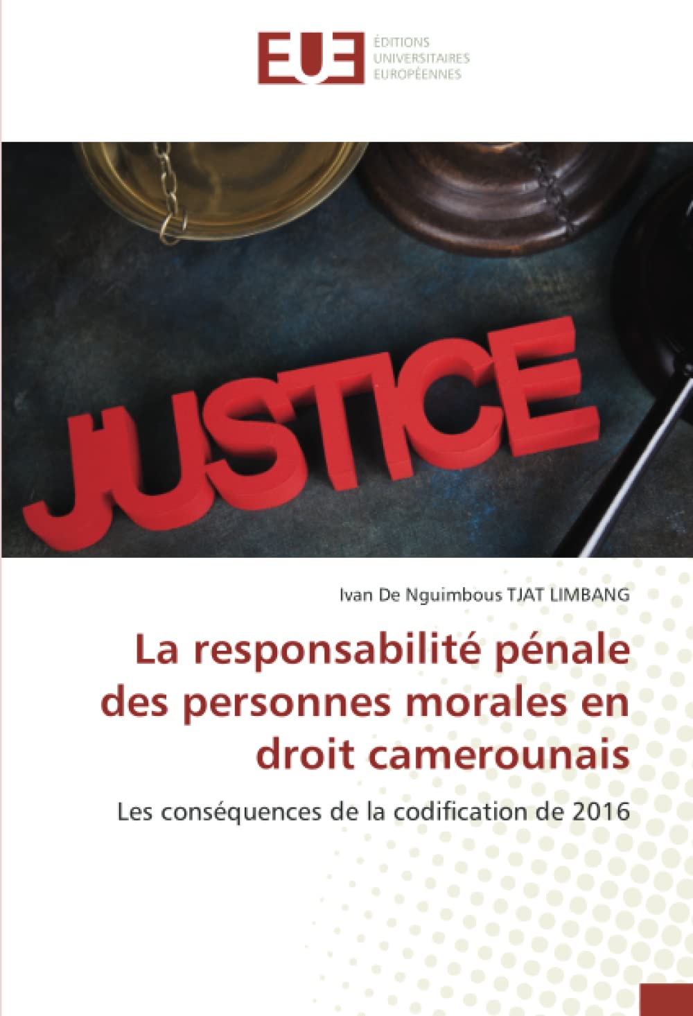La responsabilité pénale des personnes morales en droit camerounais: Les conséquences de la codification de 2016 book