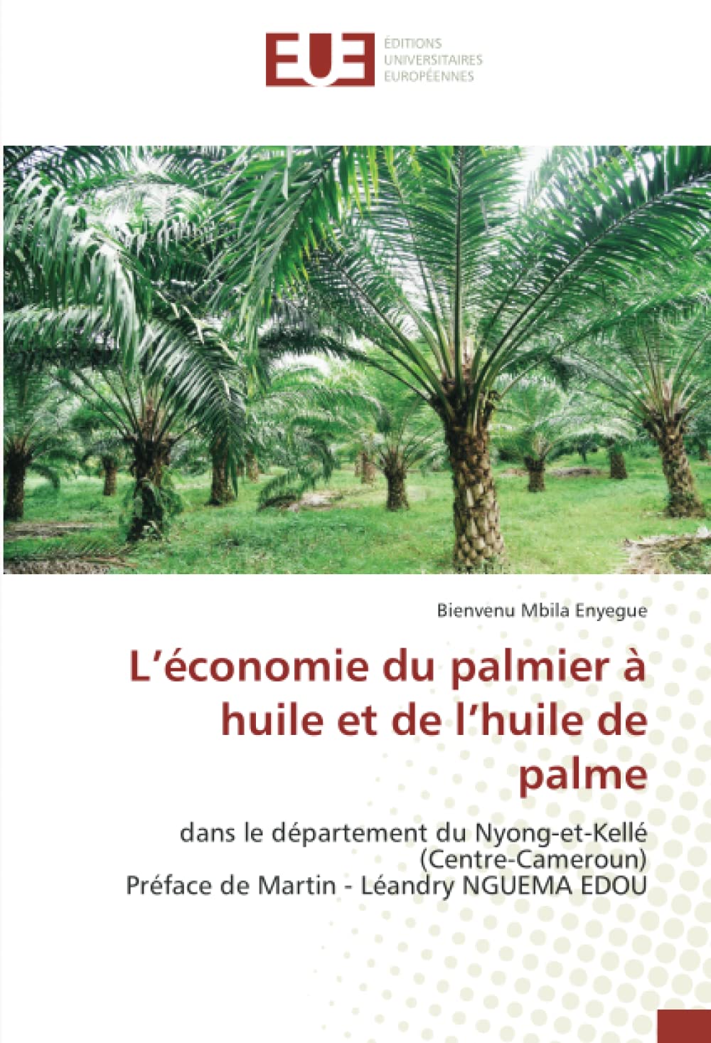 L’économie du palmier à huile et de l’huile de palme: dans le département du Nyong-et-Kellé (Centre-Cameroun)Préface de Martin - Léandry NGUEMA EDOU book