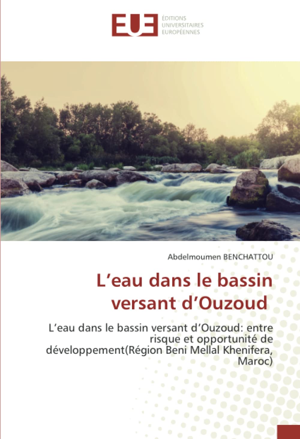L’eau dans le bassin versant d’Ouzoud: L’eau dans le bassin versant d’Ouzoud: entre risque et opportunité de développement(Région Beni Mellal Khenifera, Maroc) book