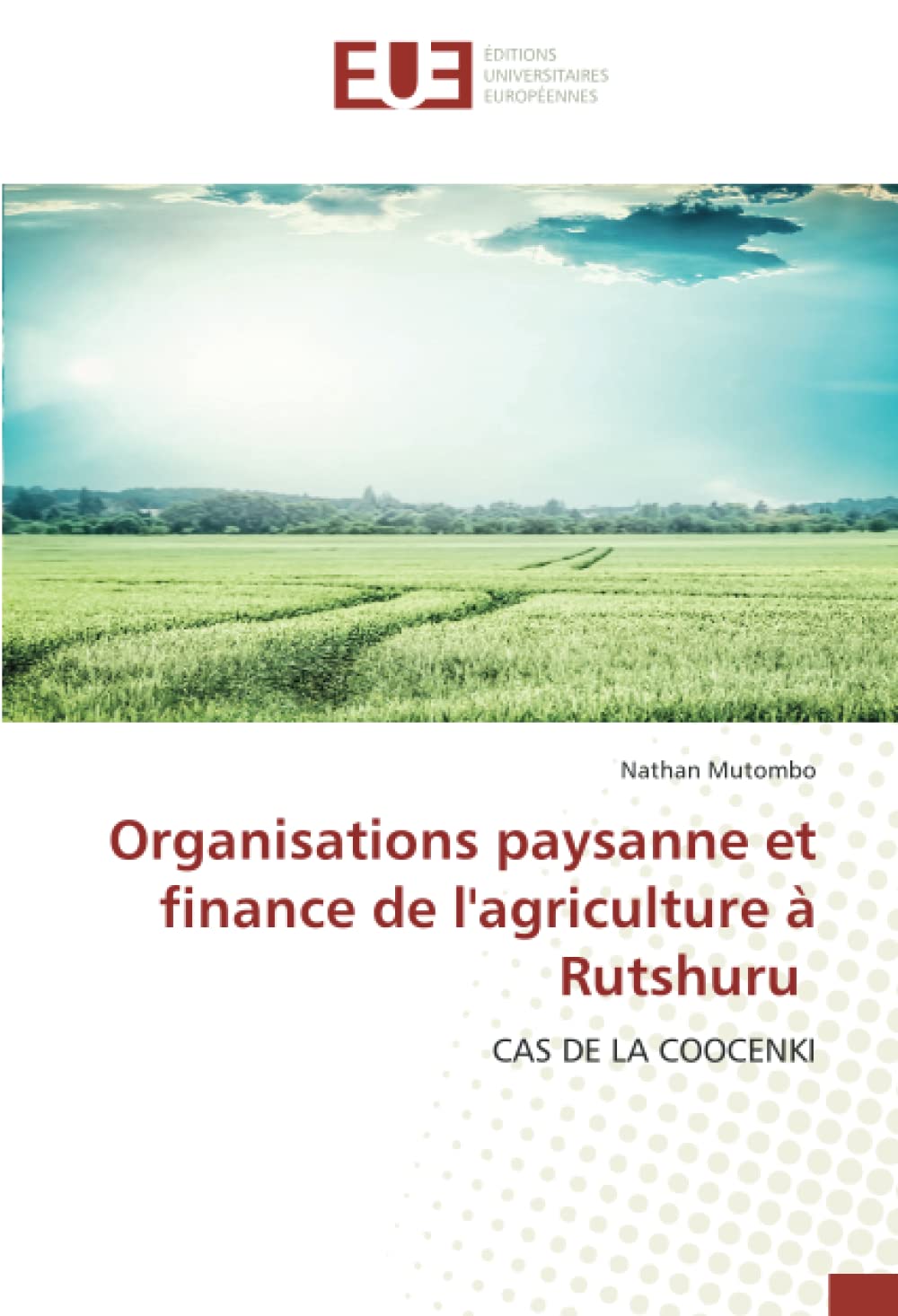 Organisations paysanne et finance de l'agriculture à Rutshuru: CAS DE LA COOCENKI book